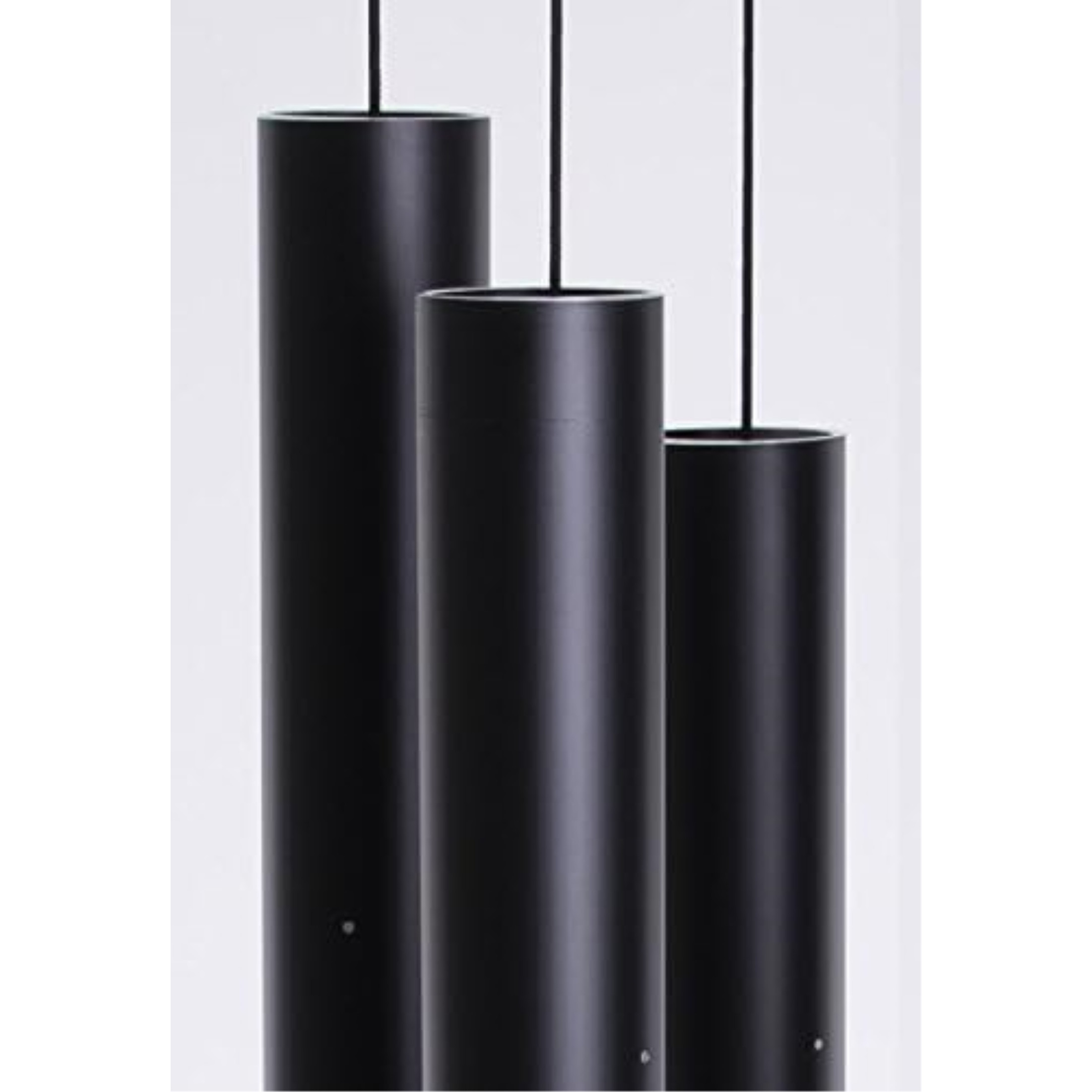 Music Of The Spheres Quartal Soprano Wind Chimes, Black, 30"