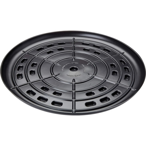 Bosmere Down Under Planter Saucers — Airflow, Prevent Stains, Locking Caddy Option, Black, 21”