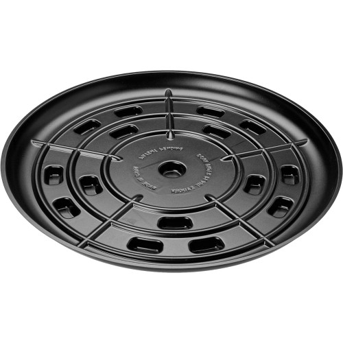 Bosmere Down Under Planter Saucers — Airflow, Prevent Stains, Locking Caddy Option, Black, 15”