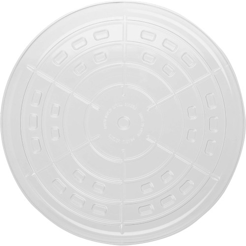 Bosmere Down Under Planter Saucers — Airflow, Prevent Stains, Locking Caddy Option, Clear, 21”