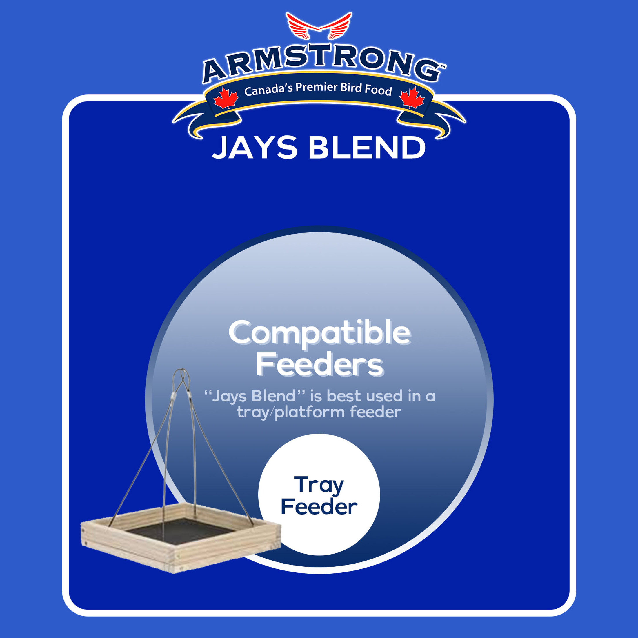 Armstrong Wild Bird Food Royal Jubilee Jay's Blend Bird Seed Blend for Blue Jays