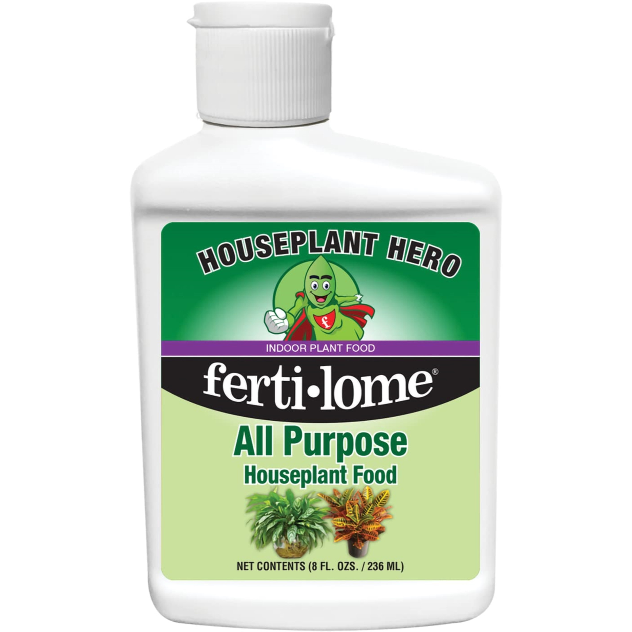 Fertilome Houseplant Hero All Purpose Plant Food 10-10-10 House Plant Fertilizer, 8 oz