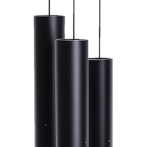 Music of the Spheres Handcrafted Outdoor Mongolian Mezzo Wind Chime — Warm, Resonant Melodies — 38"