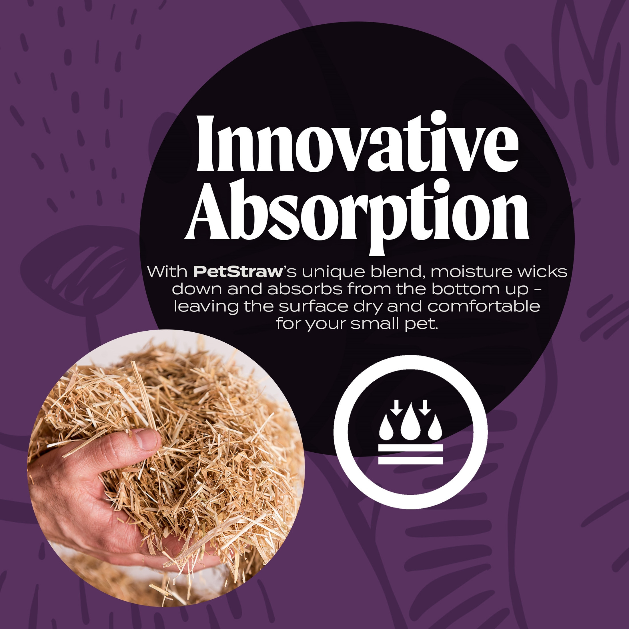 HealthiStraw PetStraw Mini, Multi-length Cut – All-Natural, Sustainable Wheat Straw for Small Pet, Bedding, Dust-Free, Soft Comfortable, 38 L HealthiStraw PetStraw Mini, Multi-length Cut – All-Natural, Sustainable Wheat Straw for Small Pet, Bedding, Dust-Free, Soft Comfortable, 38 L