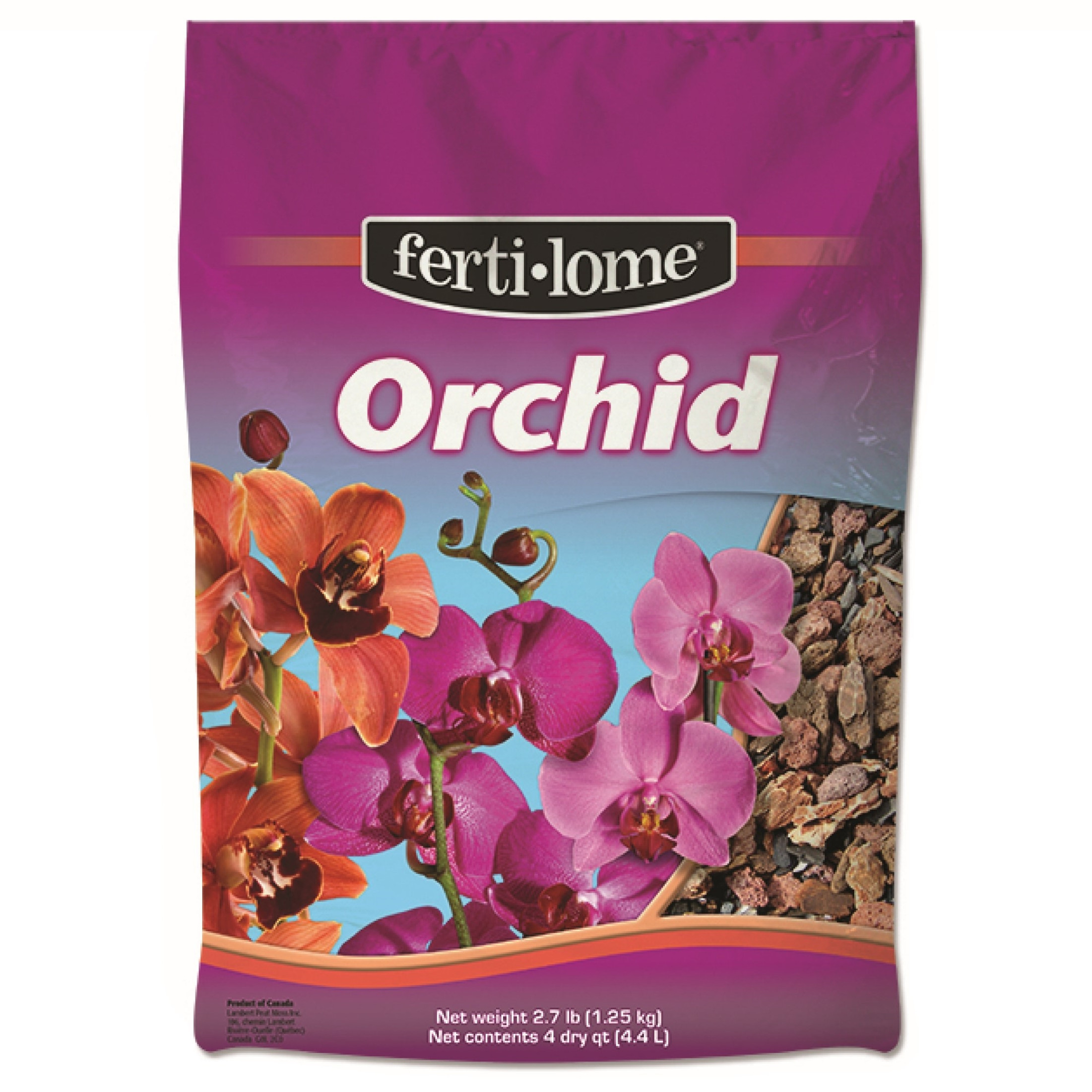 Fertilome Orchid Mix, for Drainage and Better Root Environment, 4qt