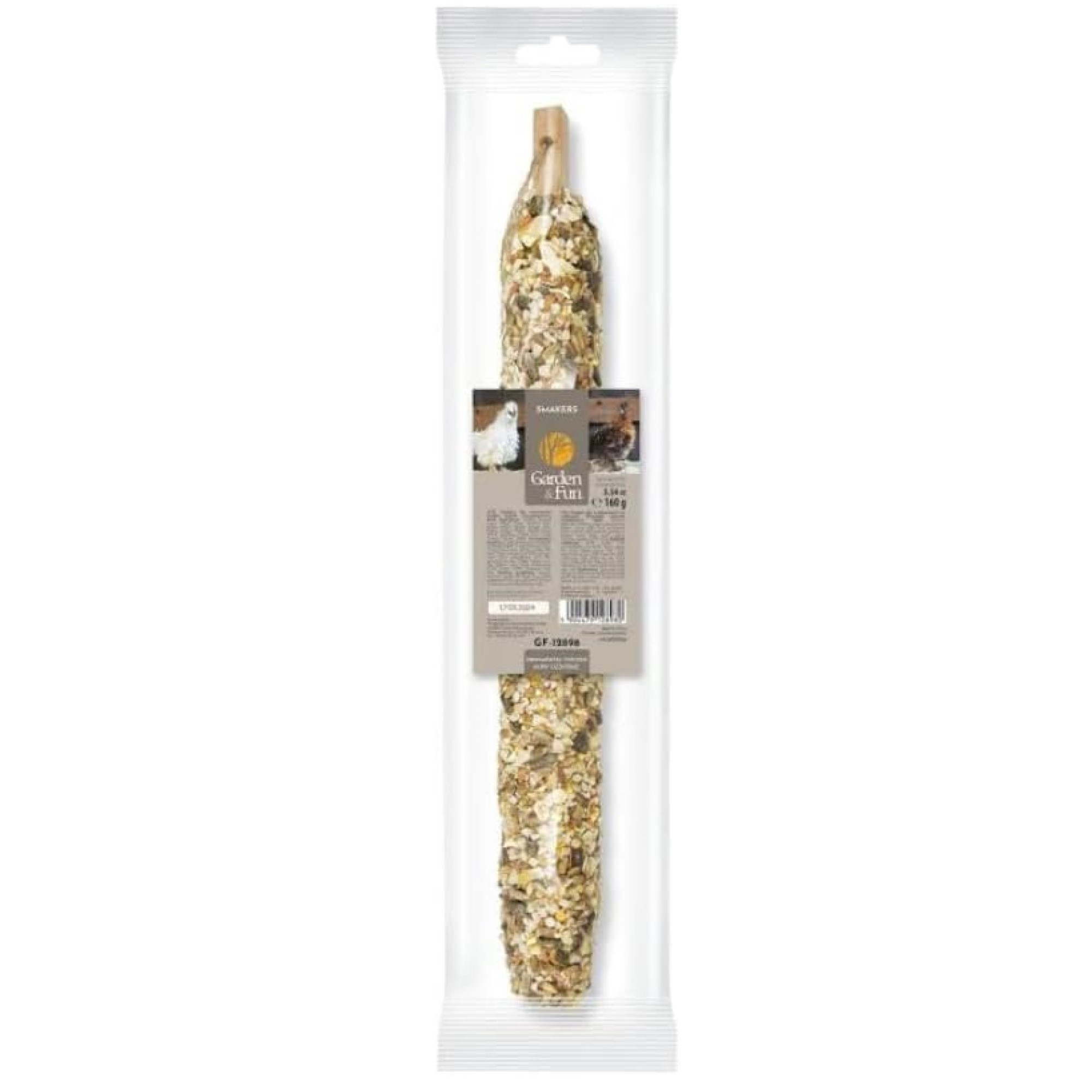 Smakers Garden Fun Treat Stick – Nutritional Snack for Ornamental Chickens, 5.5 oz
