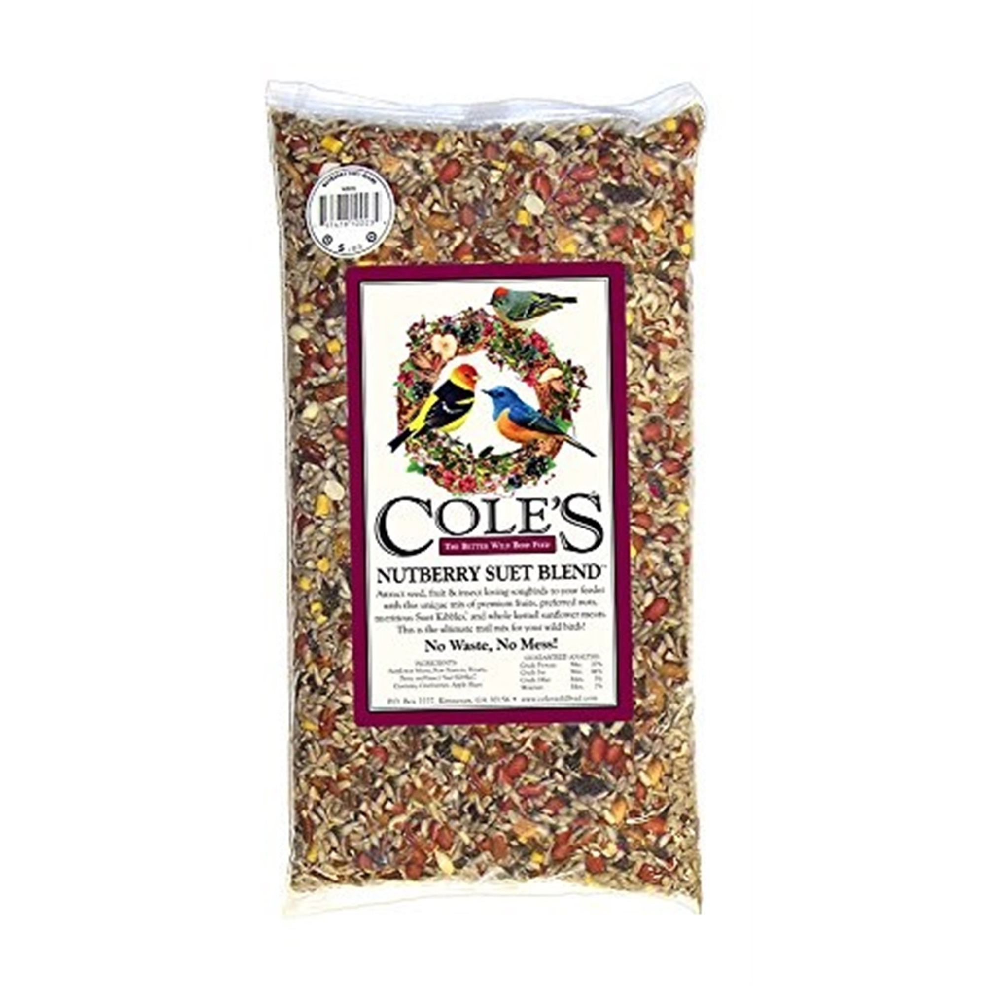 Cole's Nutberry Suet Blend Bird Seed