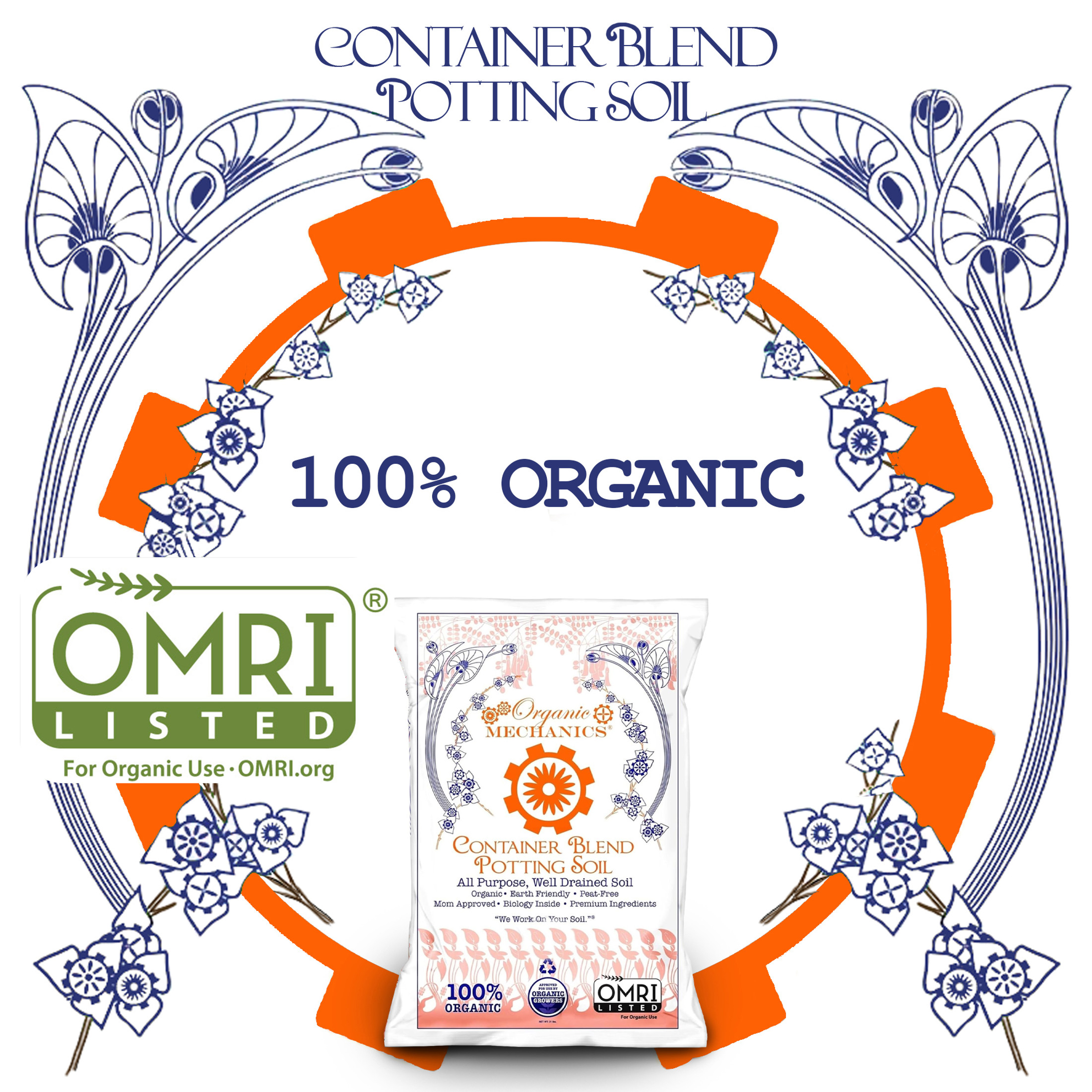 Organic Mechanics All Purpose Peat Free Container Blend Potting Soil