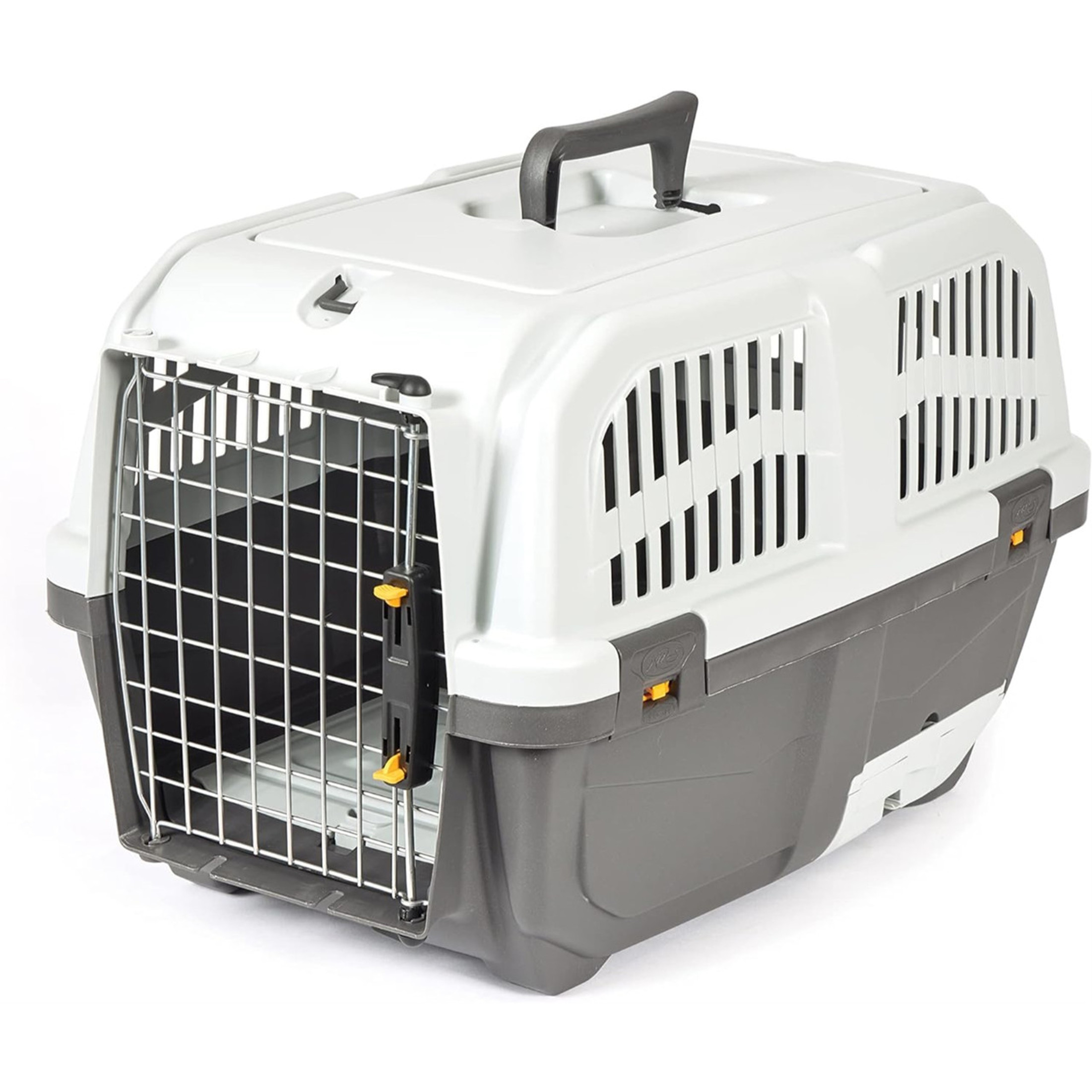Midwest Homes Skudo Plastic Cat Travel Carrier with Integrated Litter Pan, 24"