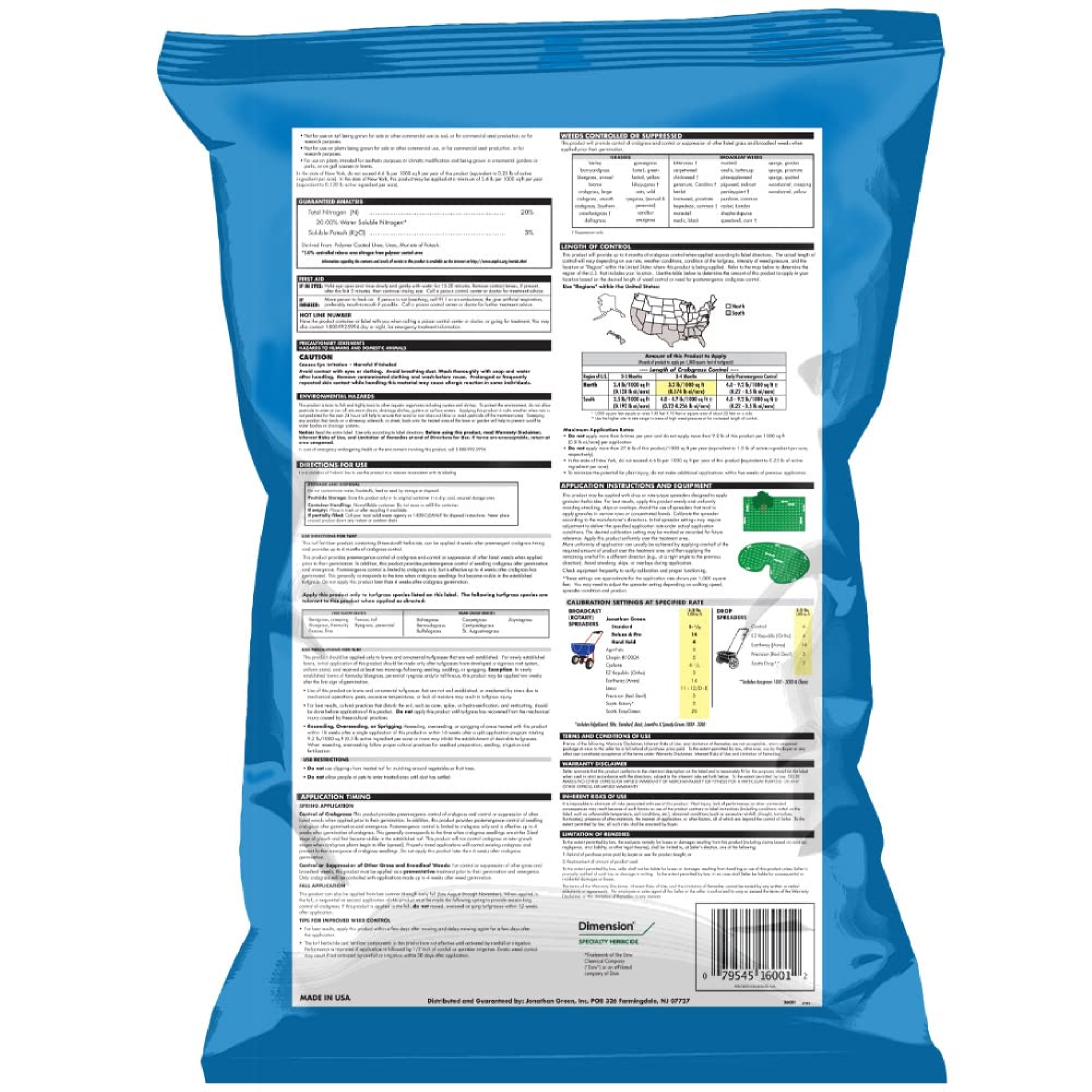 Jonathan Green Veri-Green Lawn Fertilizer and Weed Control Bundle, 15,000 sq ft