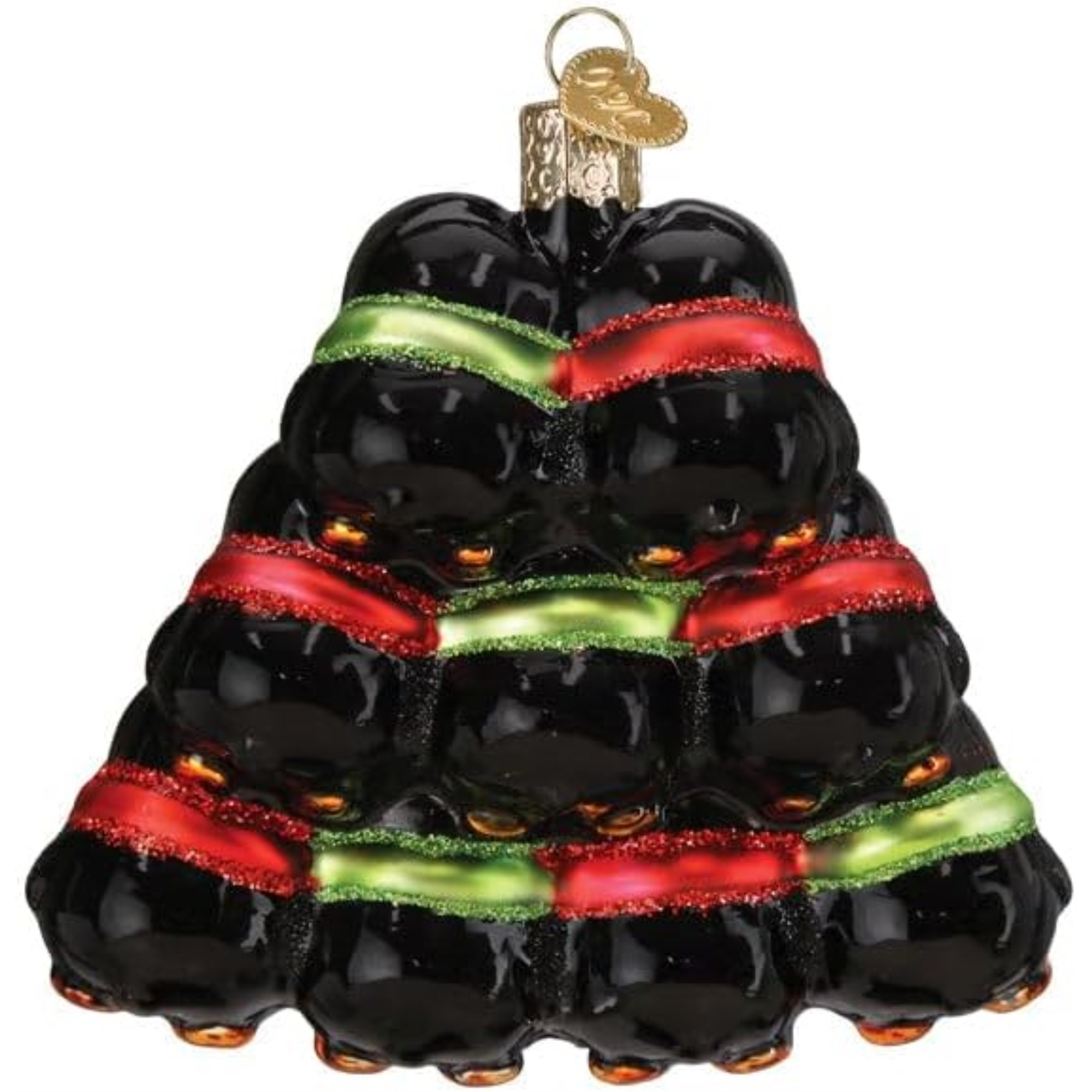 Old World Christmas Blown Glass Ornament for Christmas Tree, Penguin Family Of 9