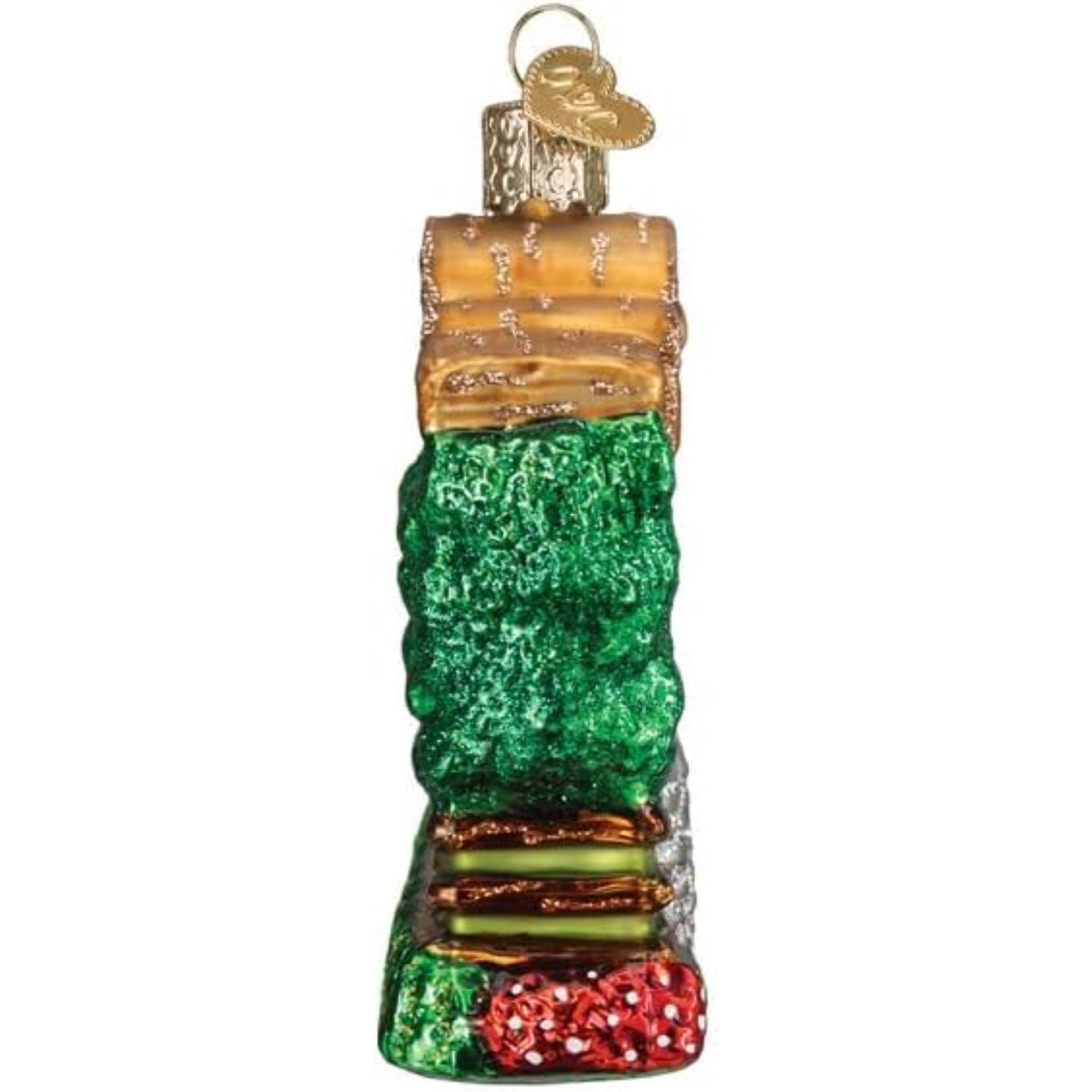 Old World Christmas Blown Glass Ornament for Christmas Tree, Our Ranch (with OWC Gift Box)