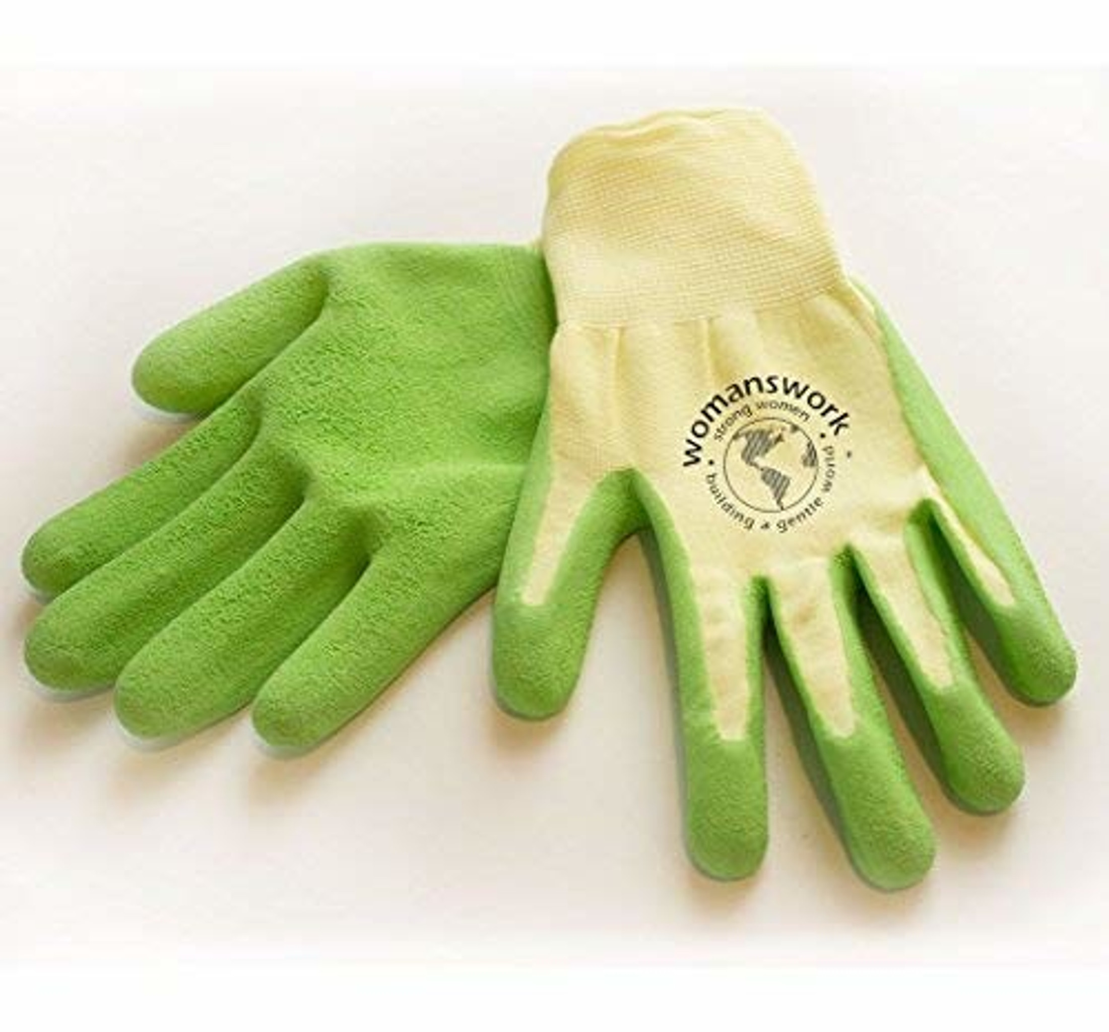 Womenswork Weeding Glove for Garden Work, Green Medium