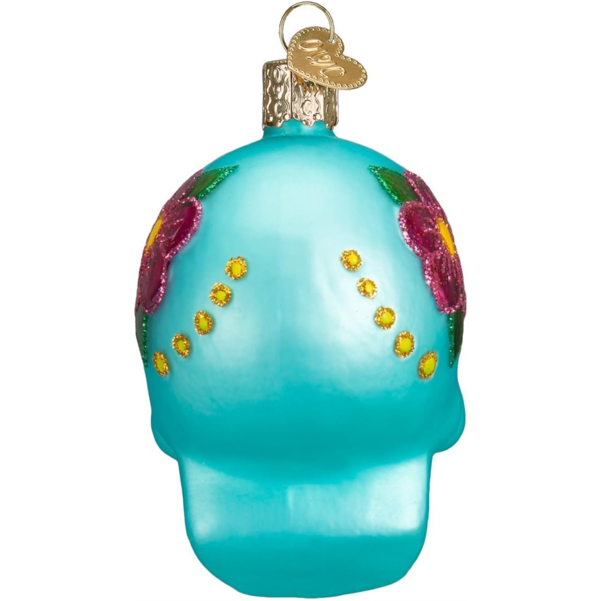 Old World Christmas Blown Glass Ornament for Christmas Tree, Day Of The Dead