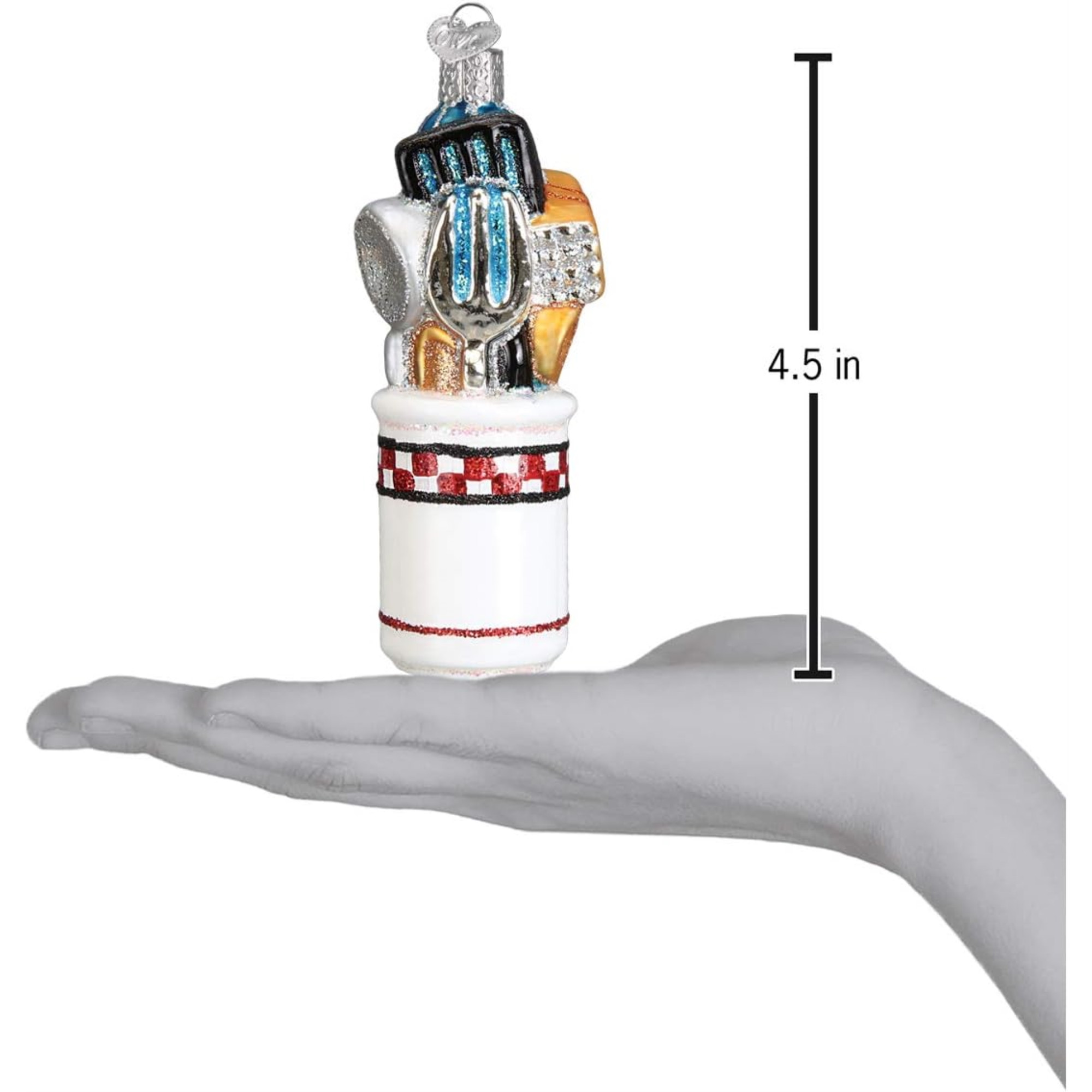 Old World Christmas Blown Glass Ornament for Christmas Tree, Kitchen Utensils