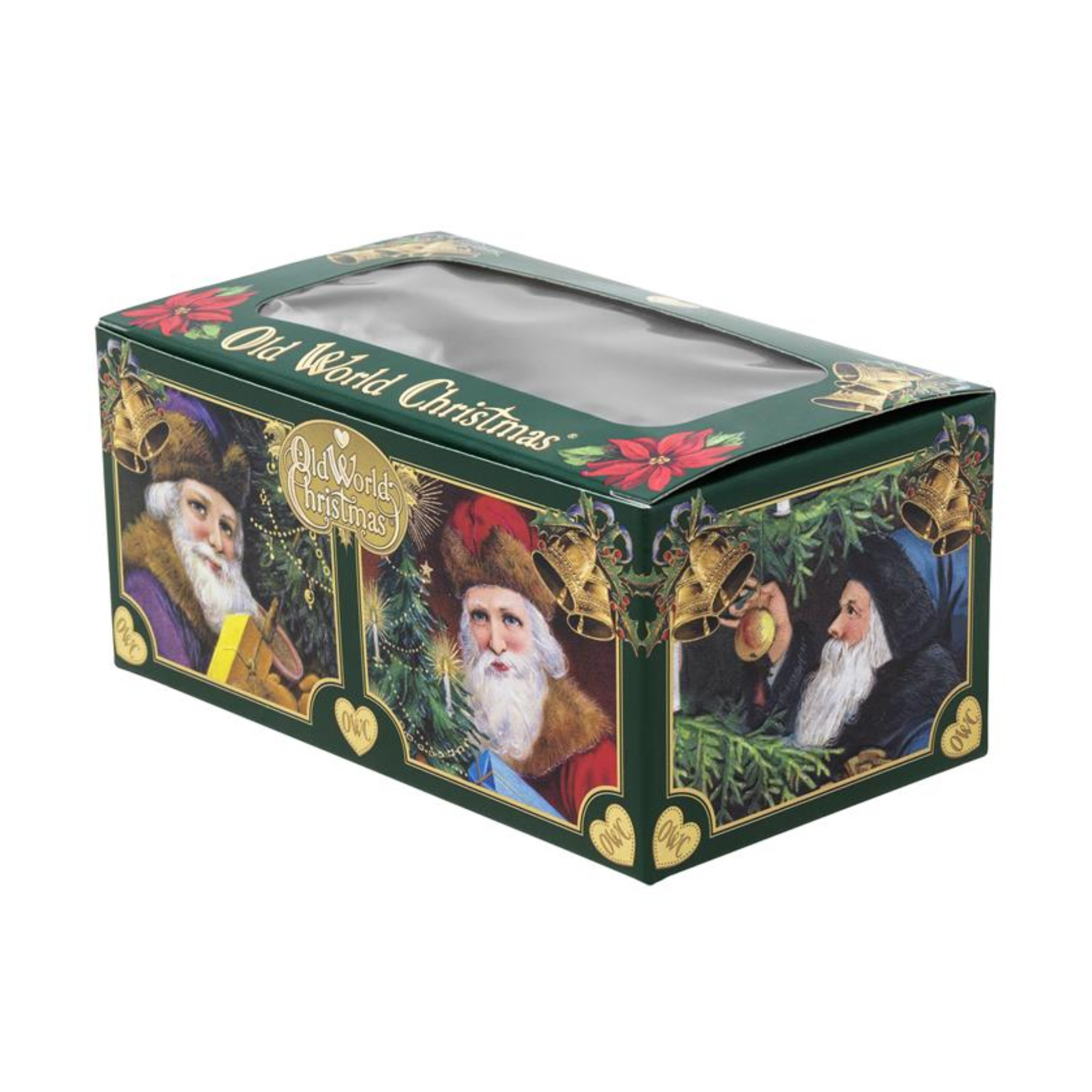 Old World Christmas Blown Glass Ornament for Christmas Tree, White Baby Shoe