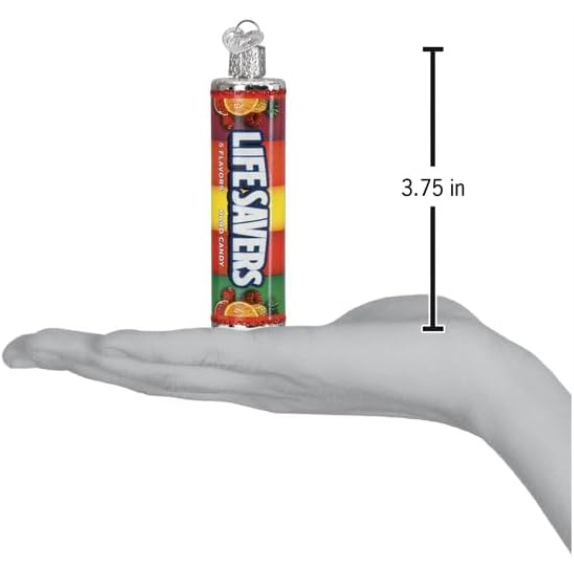 Old World Christmas Blown Glass Ornament for Christmas Tree, Lifesavers