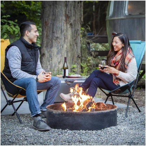 Duraflame Outdoor Crackling Campfire Firelogs — Stackable, Fast-Lighting, Clean-Burning (Pack of 3)