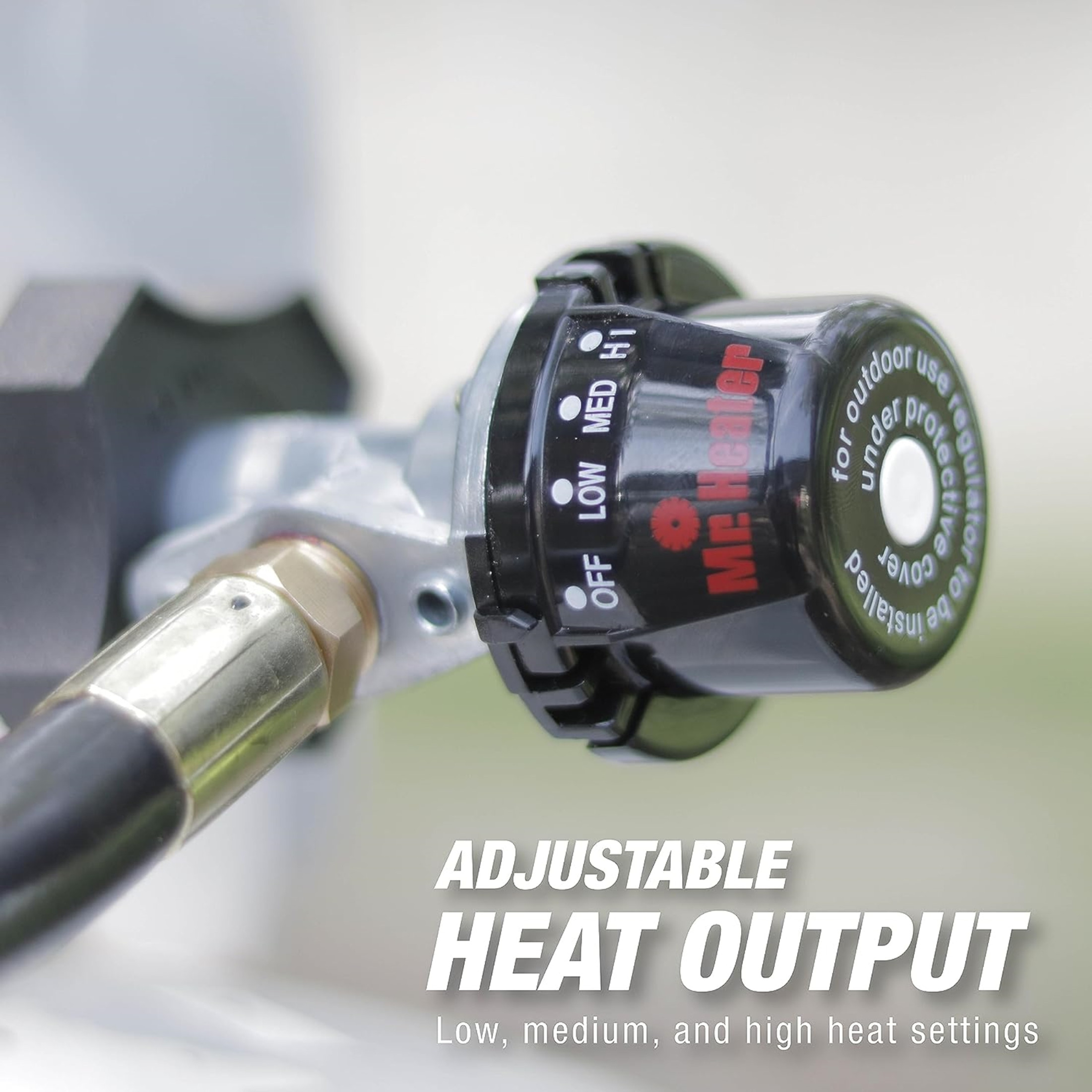 Mr. Heater 15K BTU Single Tank Top Portable Propane Radiant Heater, Silver