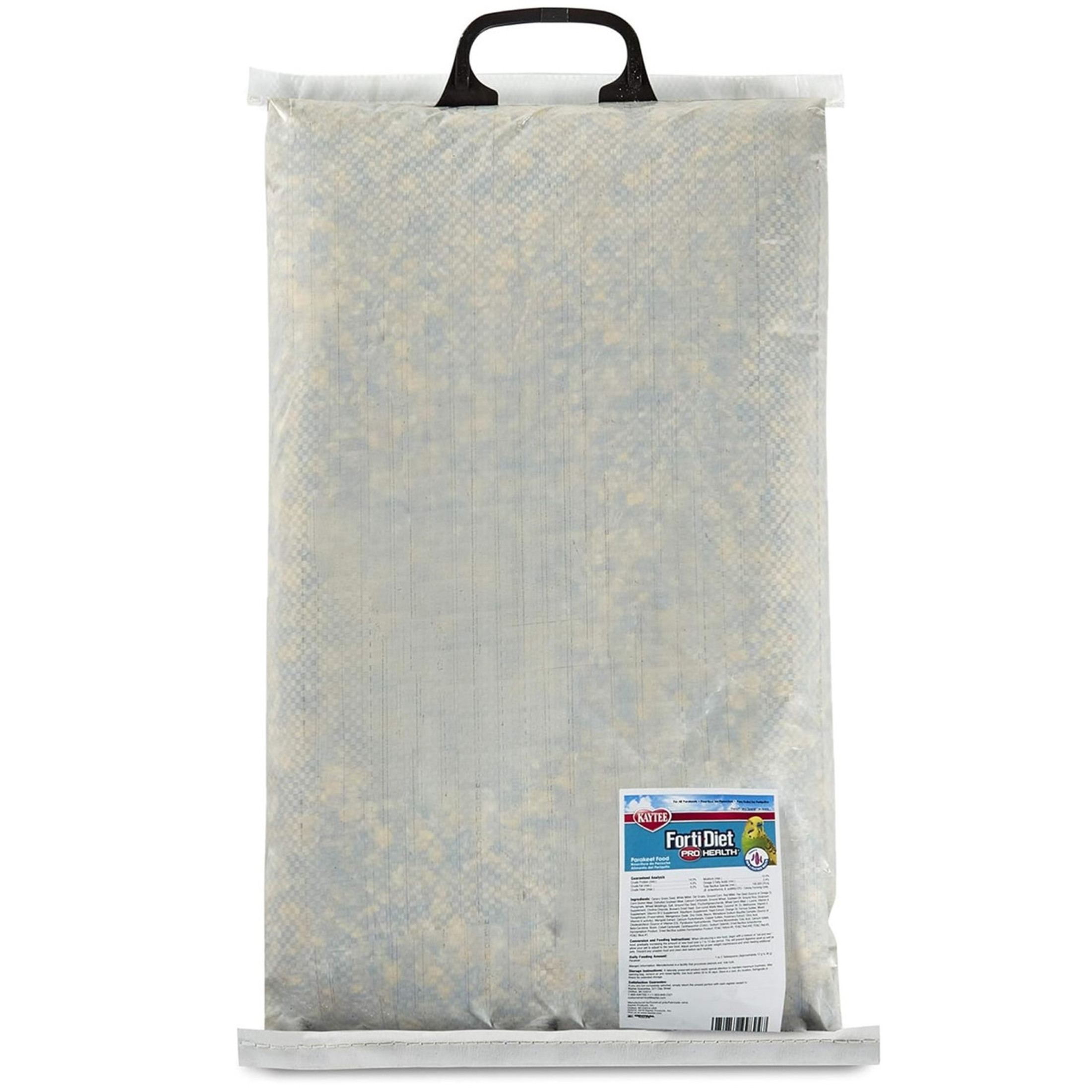 Kaytee Forti-Diet Pro Health Parakeet Bird Food, 25lb Bag