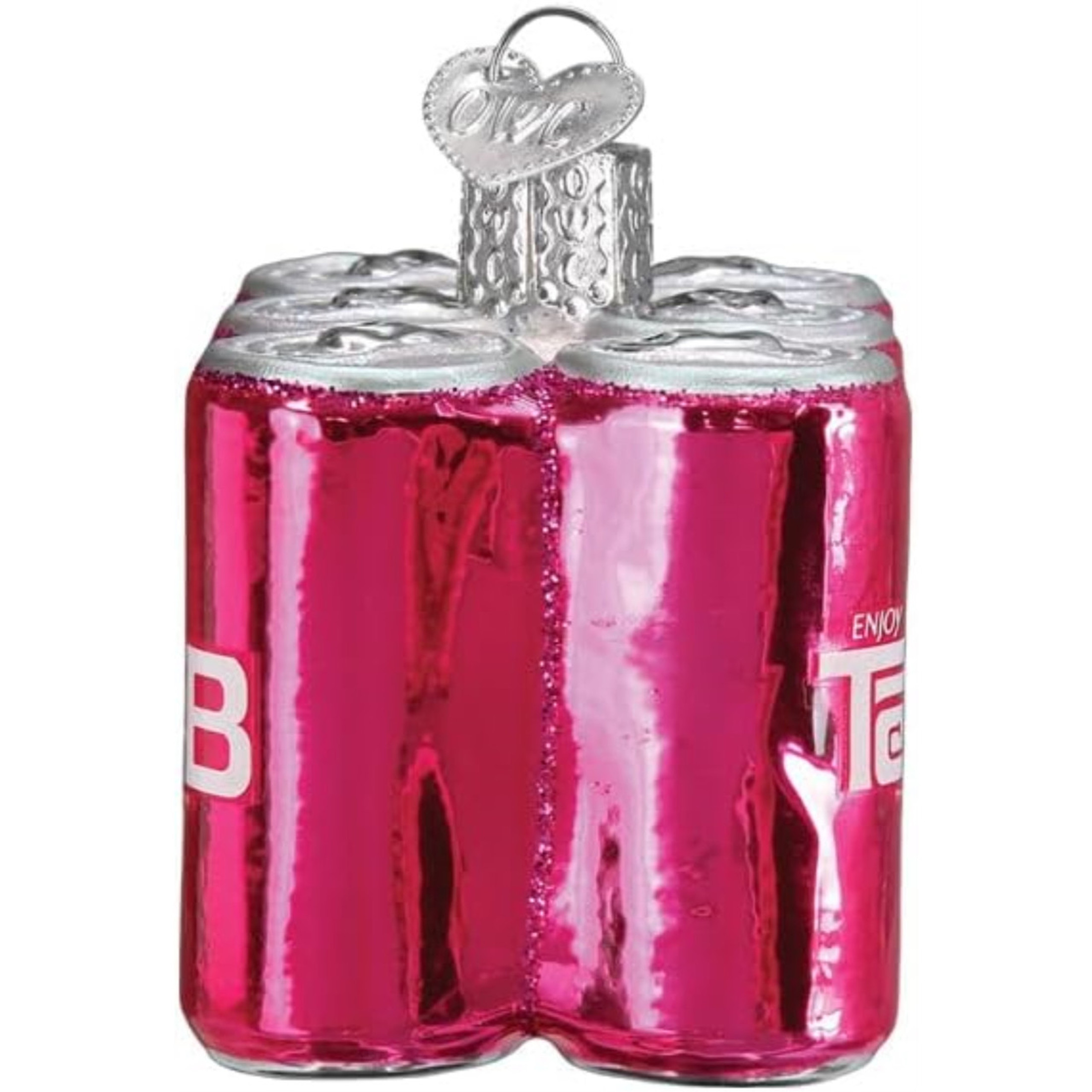 Old World Christmas Blown Glass Ornament for Christmas Tree, Tab Six Pack (with OWC Gift Box)
