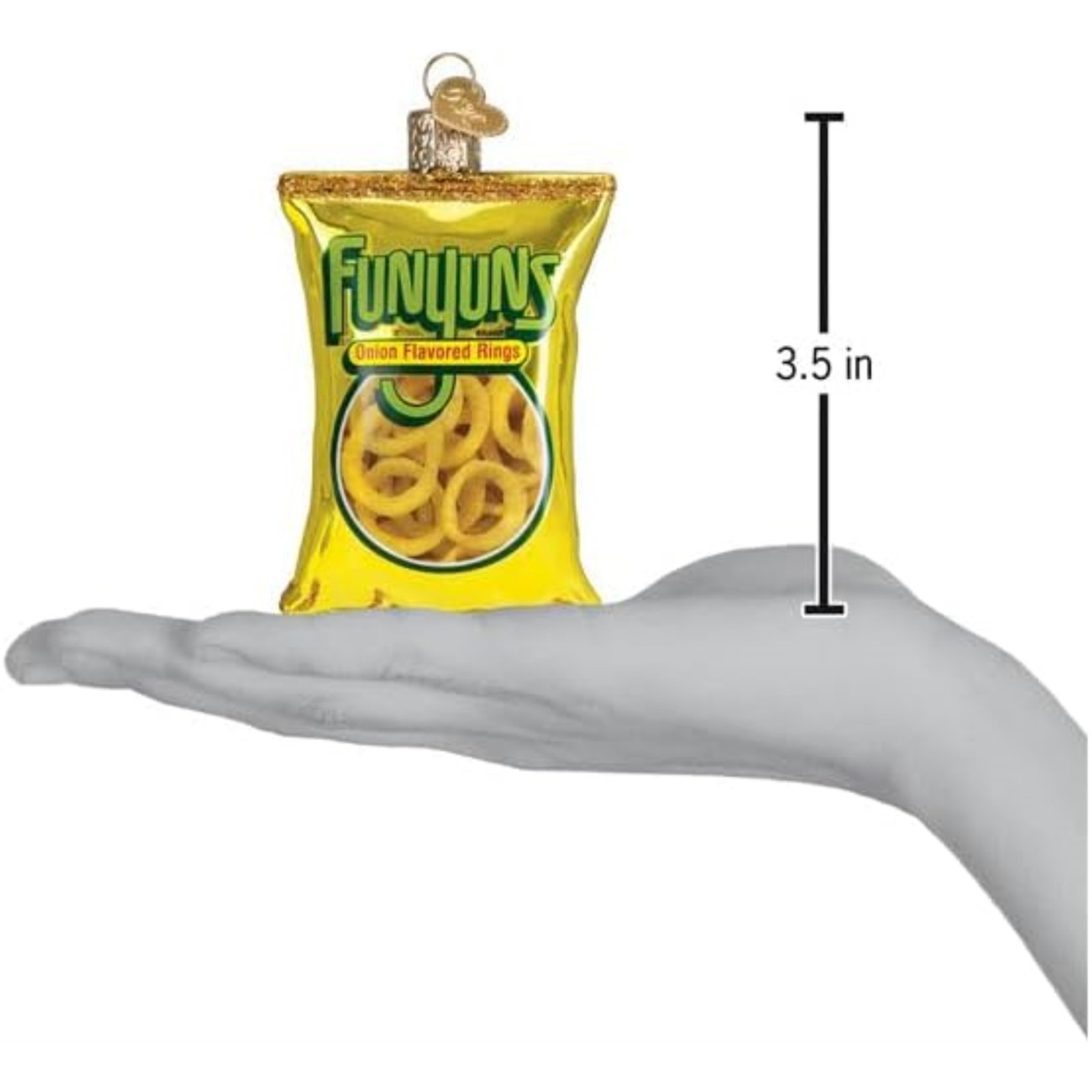Old World Christmas Blown Glass Ornament for Christmas Tree, Funyuns (with OWC Gift Box)