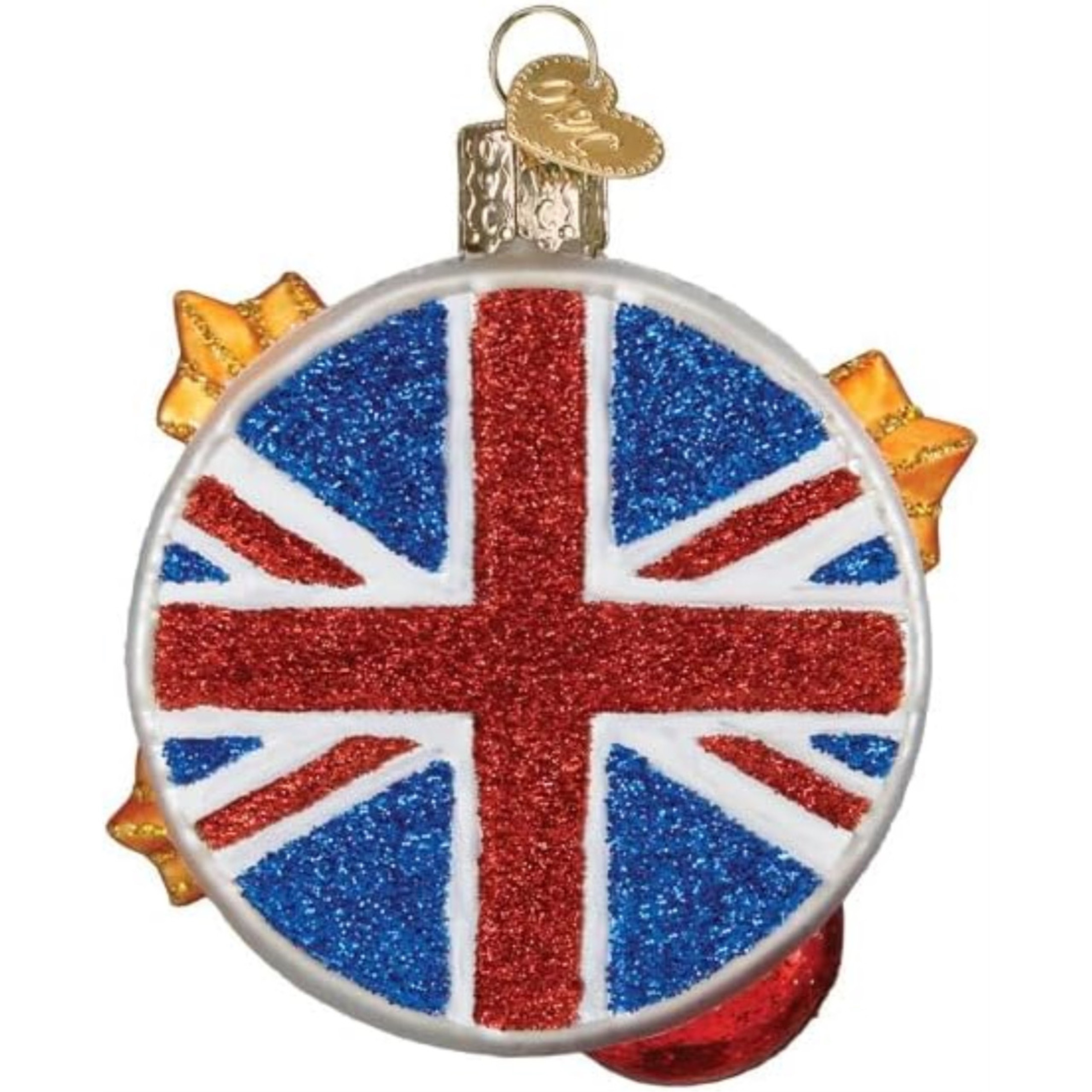 Old World Christmas Blown Glass Ornament for Christmas Tree, The Rolling Stones Tongue (with OWC Gift Box)