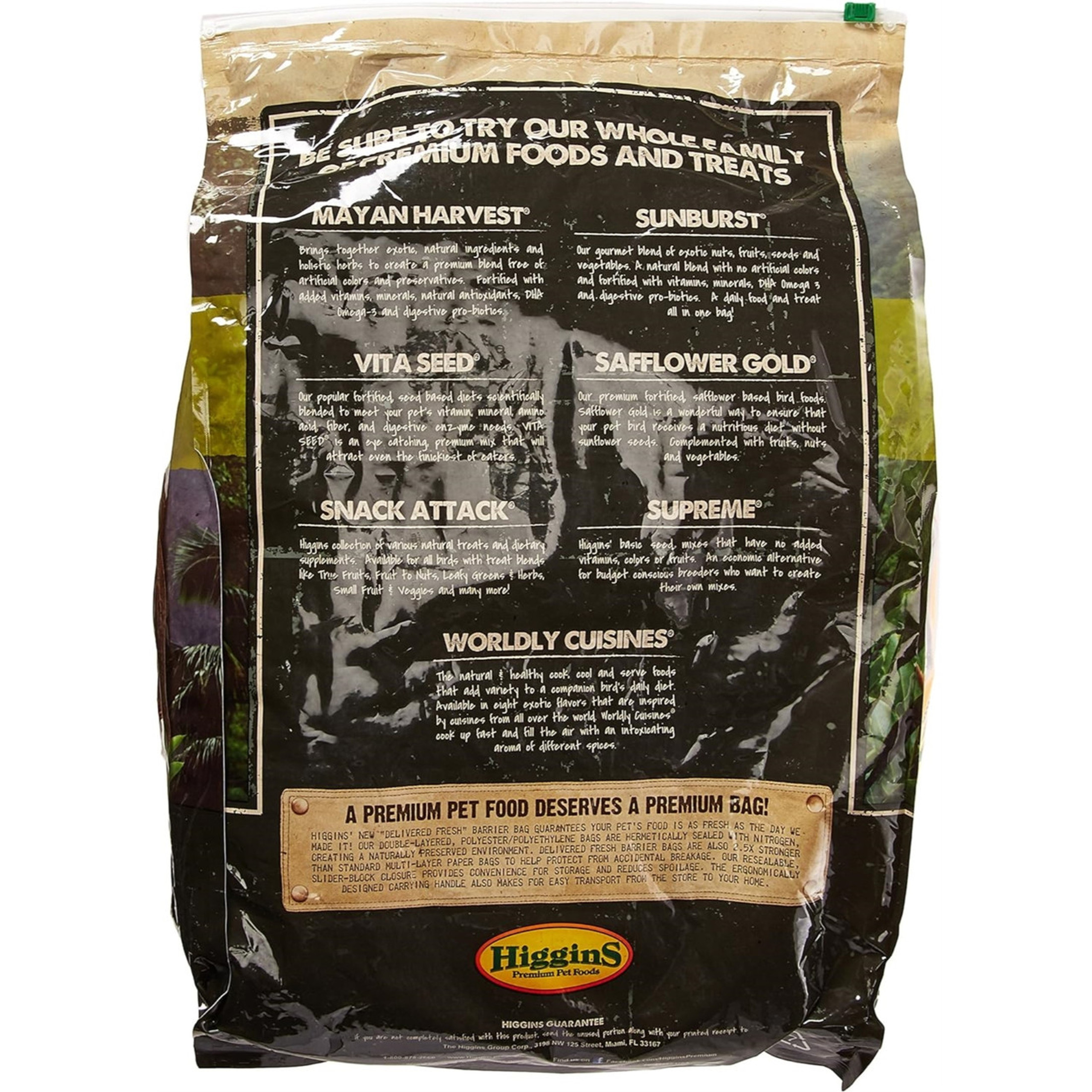 Higgins Vita Seed Indoor Pet Bird Canary Food For Birds, 25lb