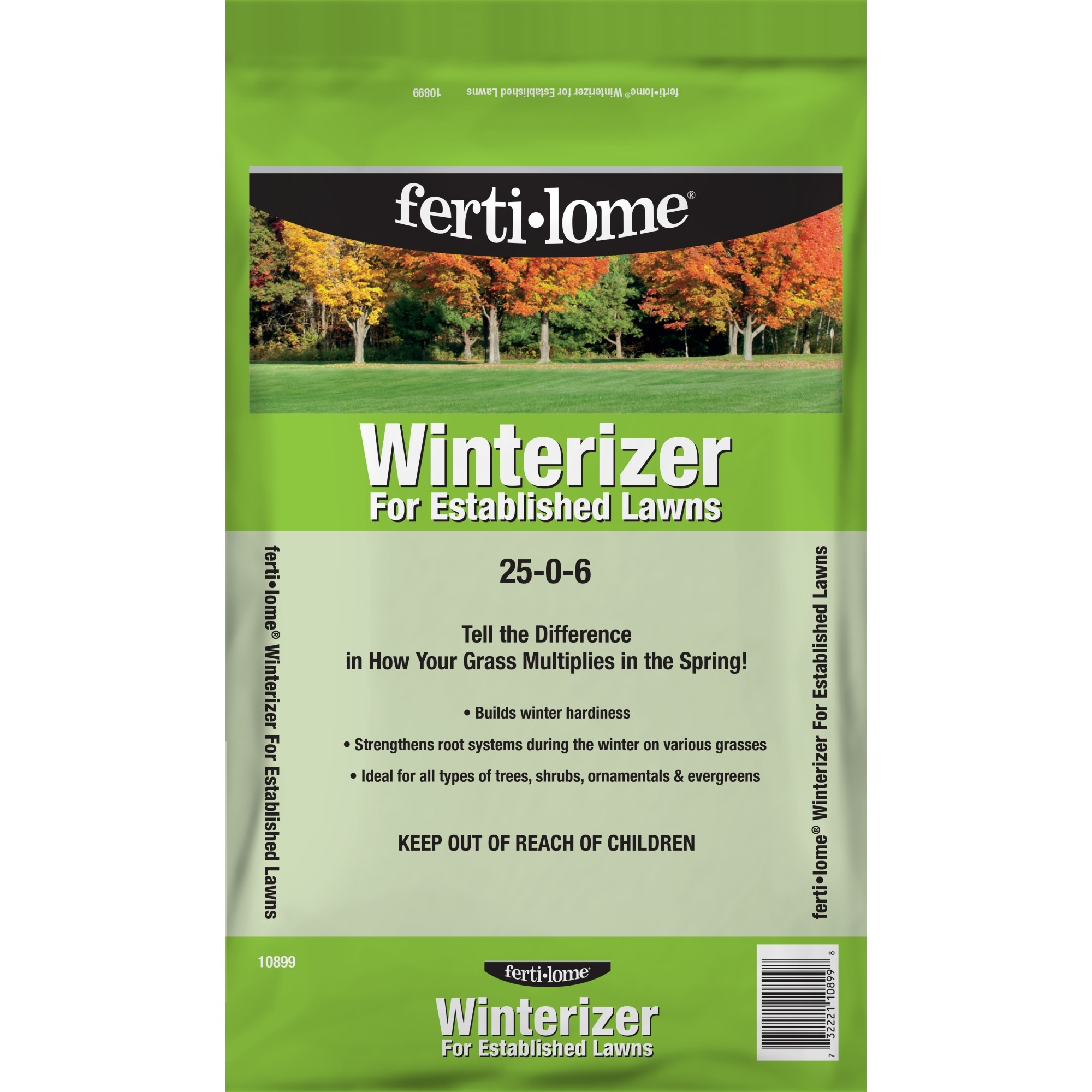 Fertilome Winterizer 25-0-6 Fertilizer for Established Lawns