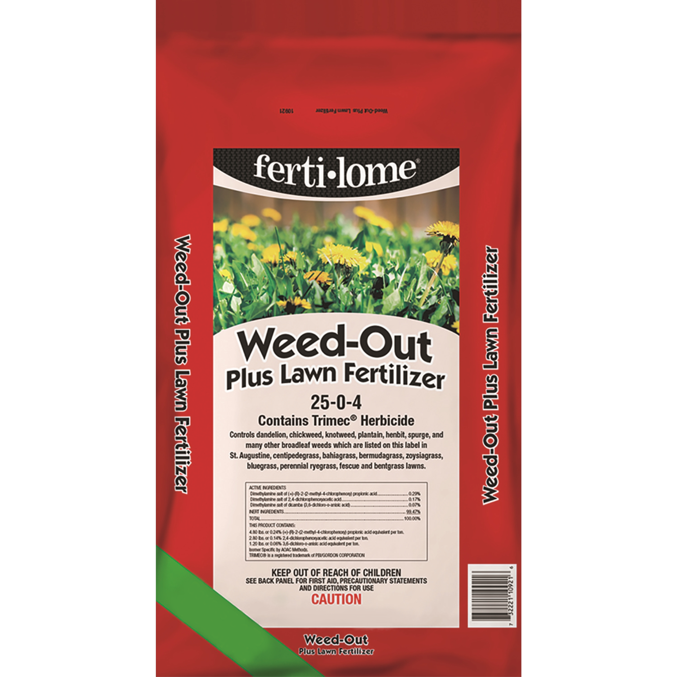 VPG Fertilome Weed Out Plus Lawn Fertilizer with Trimec Herbicide, 25-0-4