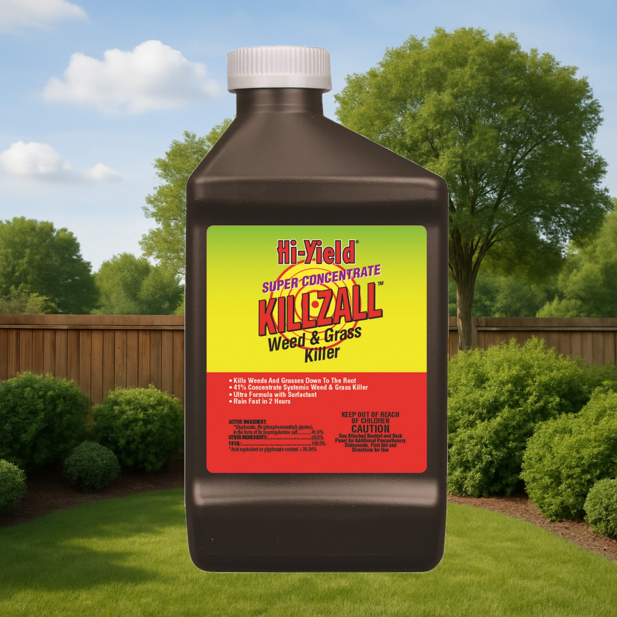 Fertilome Killzall Weed & Grass Killer Super Concentrate with Surfactant