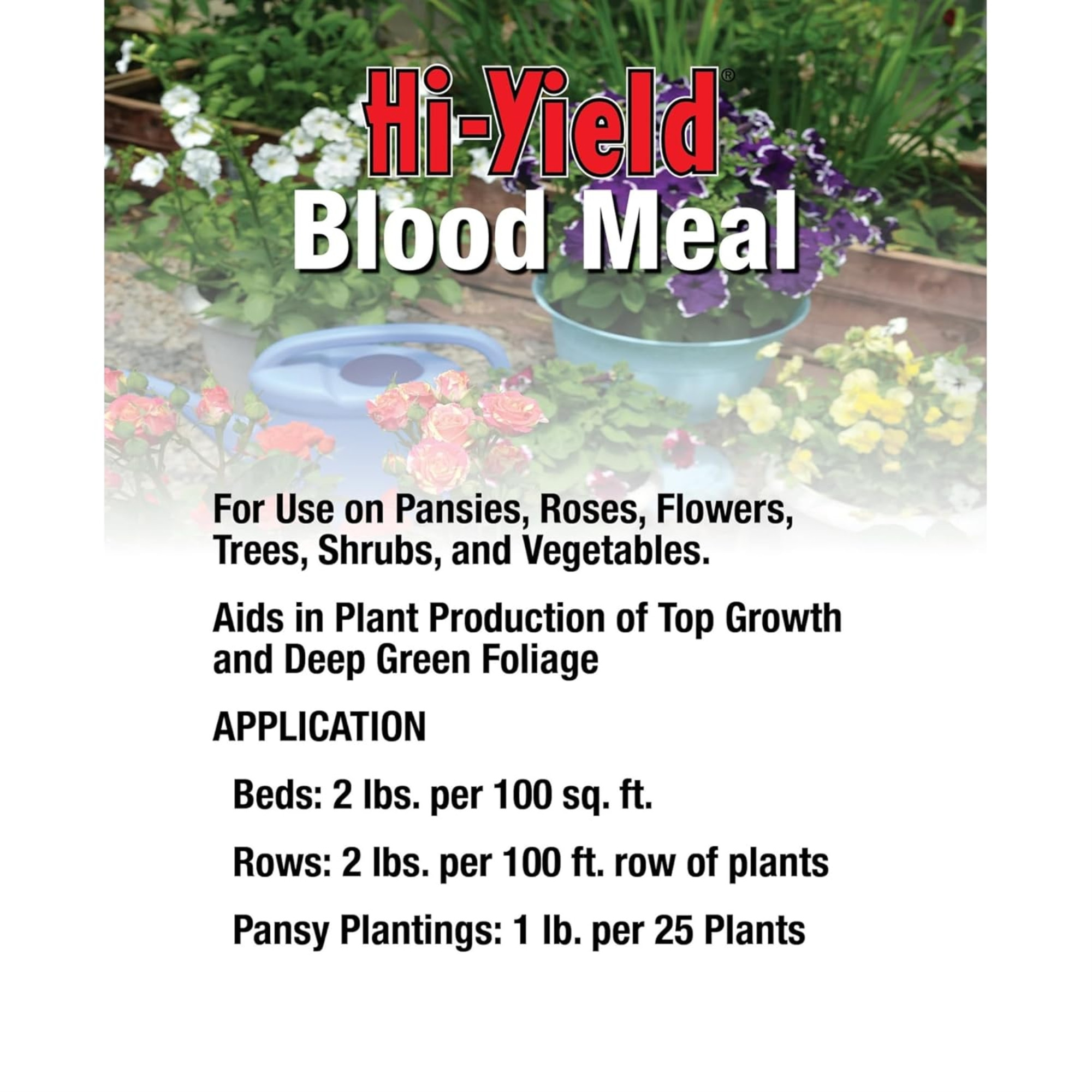 Hi-Yield Blood Meal 12-0-0 Fertilizer with Slow-Release Nitrogen, 2.75lbs