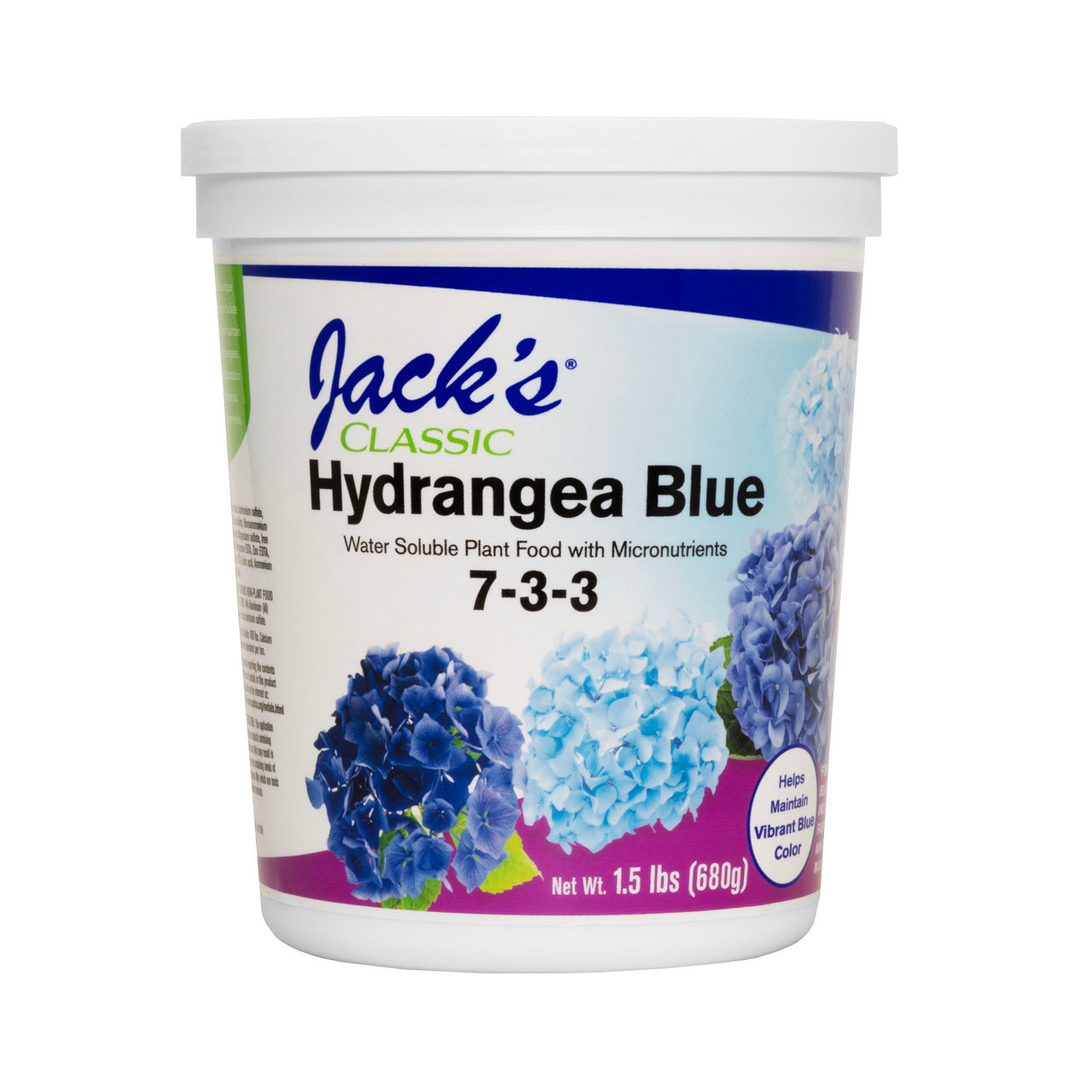 Hydrangea4937　0203 Jack's Classic 7-3-3 Hydrangea Blue Water-Soluble Fertilizer with
