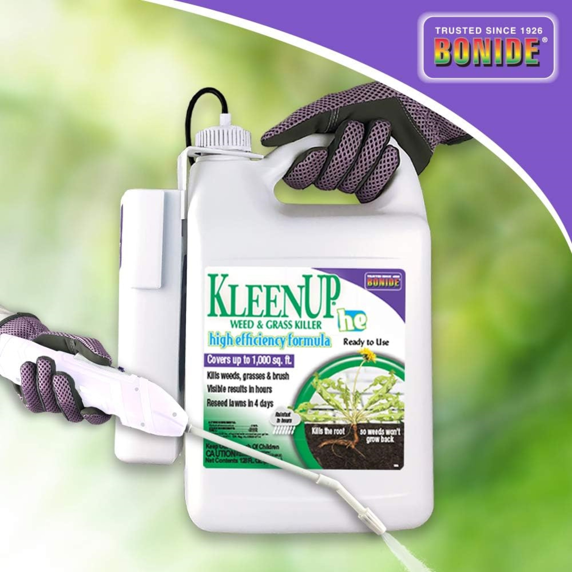 Bonide KleenUP Weed & Grass Killer Ready-to-Use, 1 Gallon