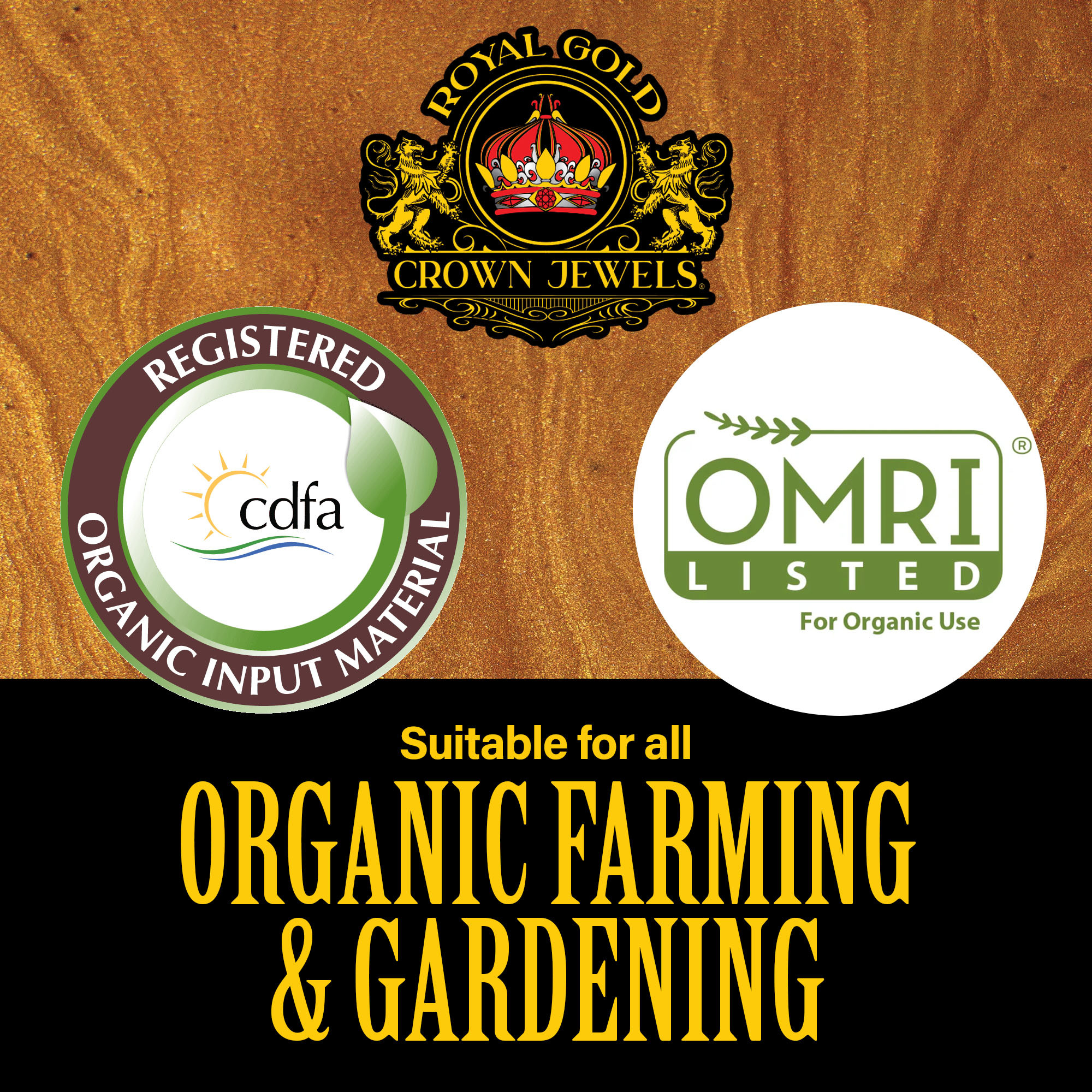 Royal Gold Crown Jewels Organic All Purpose 5-5-5 Dry Soluble
