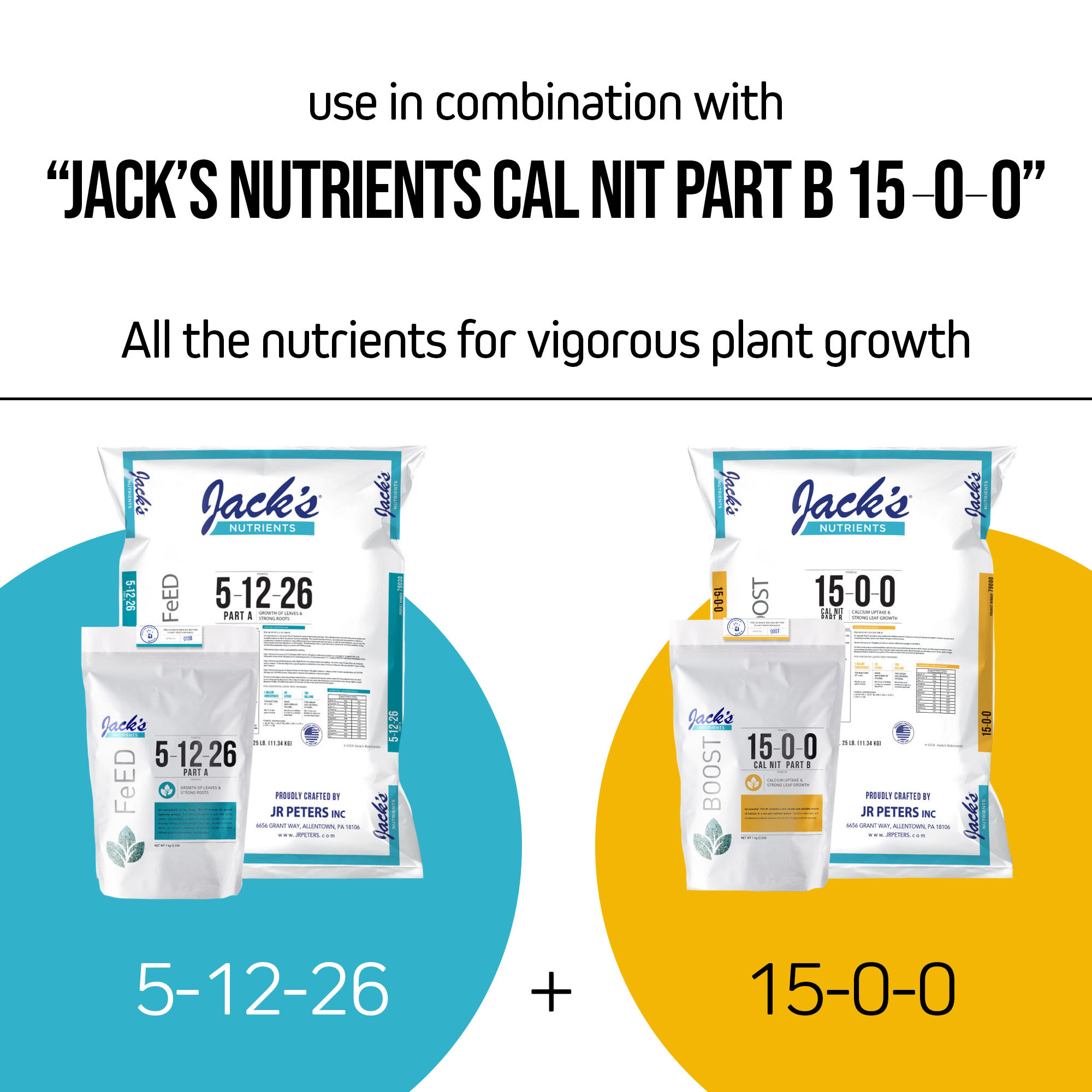 Jacks Hydroponic 5-12-26 Professional Fertilizer Part A - Esbenshades