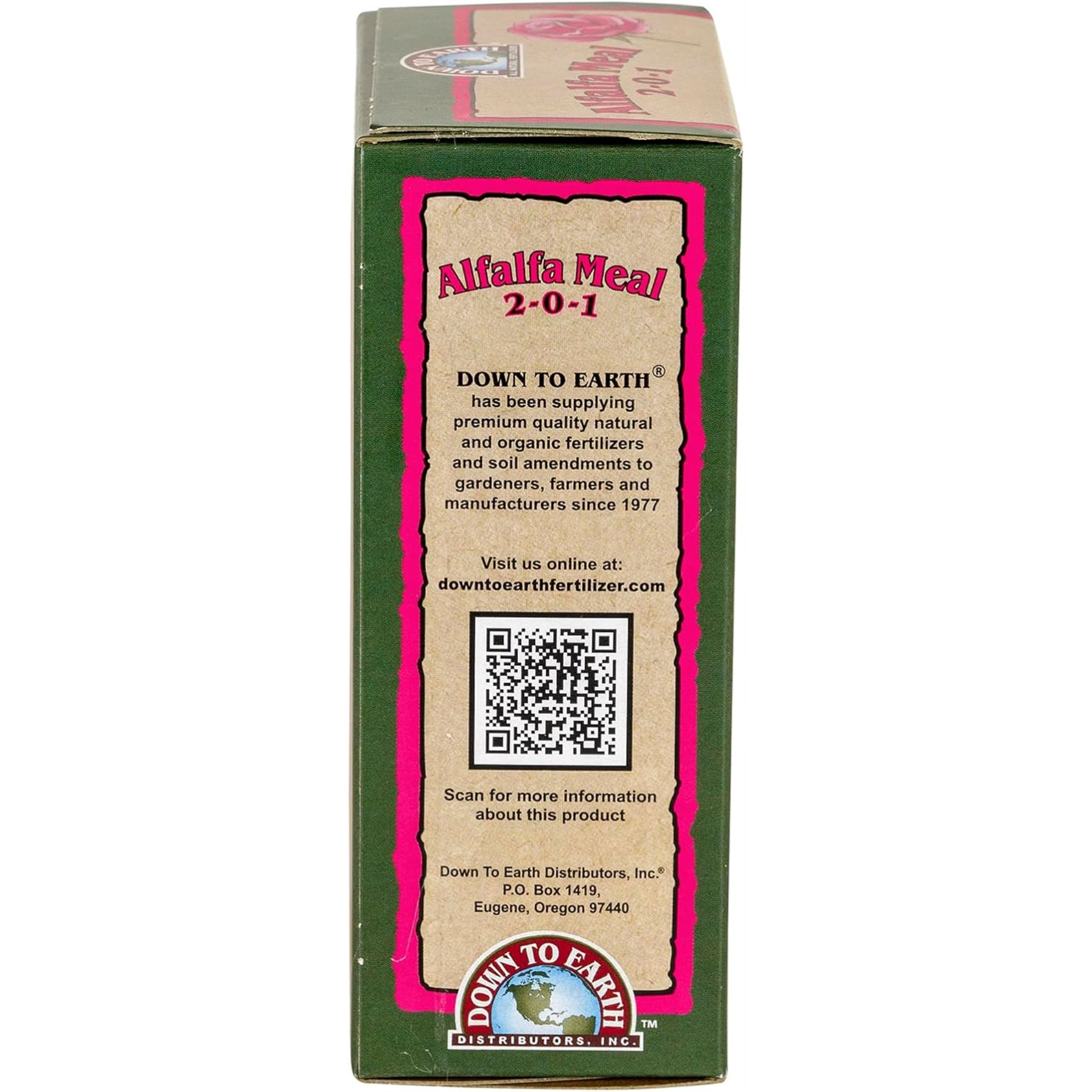Down To Earth Organic Alfalfa Meal Fertilizer Mix 2-0-1