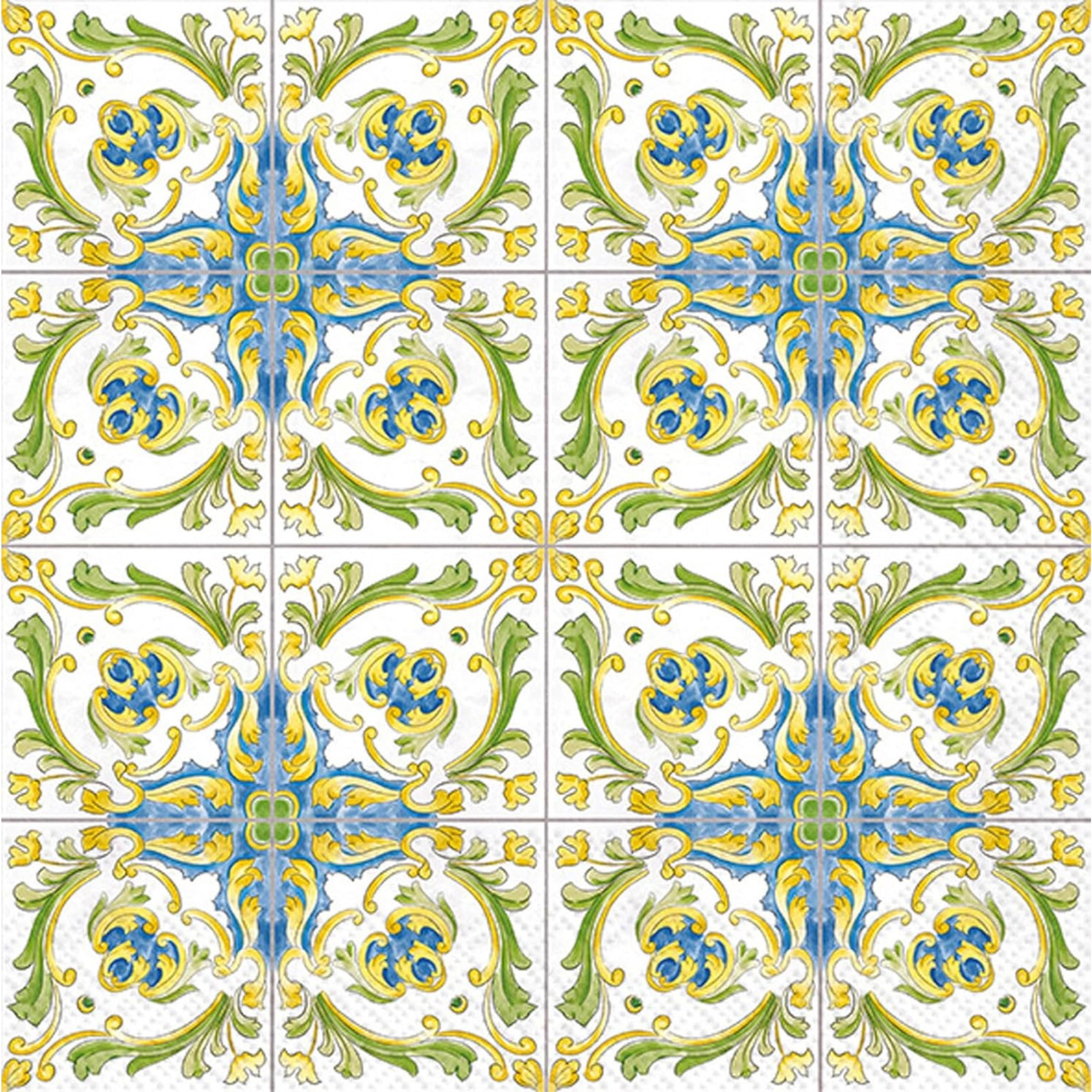 Boston International IHR 3-Ply Paper Lunch Napkins, 6.5" x 6.5", Lenger Tile (Pack of 20) Boston International IHR 3-Ply Paper Lunch Napkins, 6.5" x 6.5", Lenger Tile (Pack of 20)