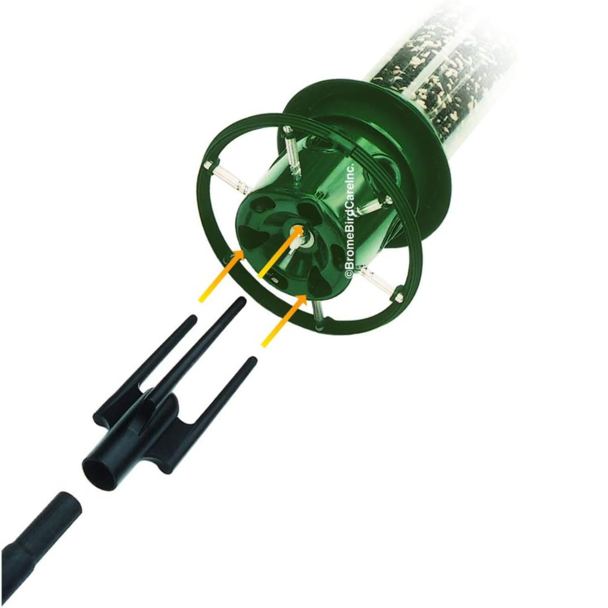 Brome Squirrel Buster Pole Adaptor for Squirrel Buster Plus Bird Feeder