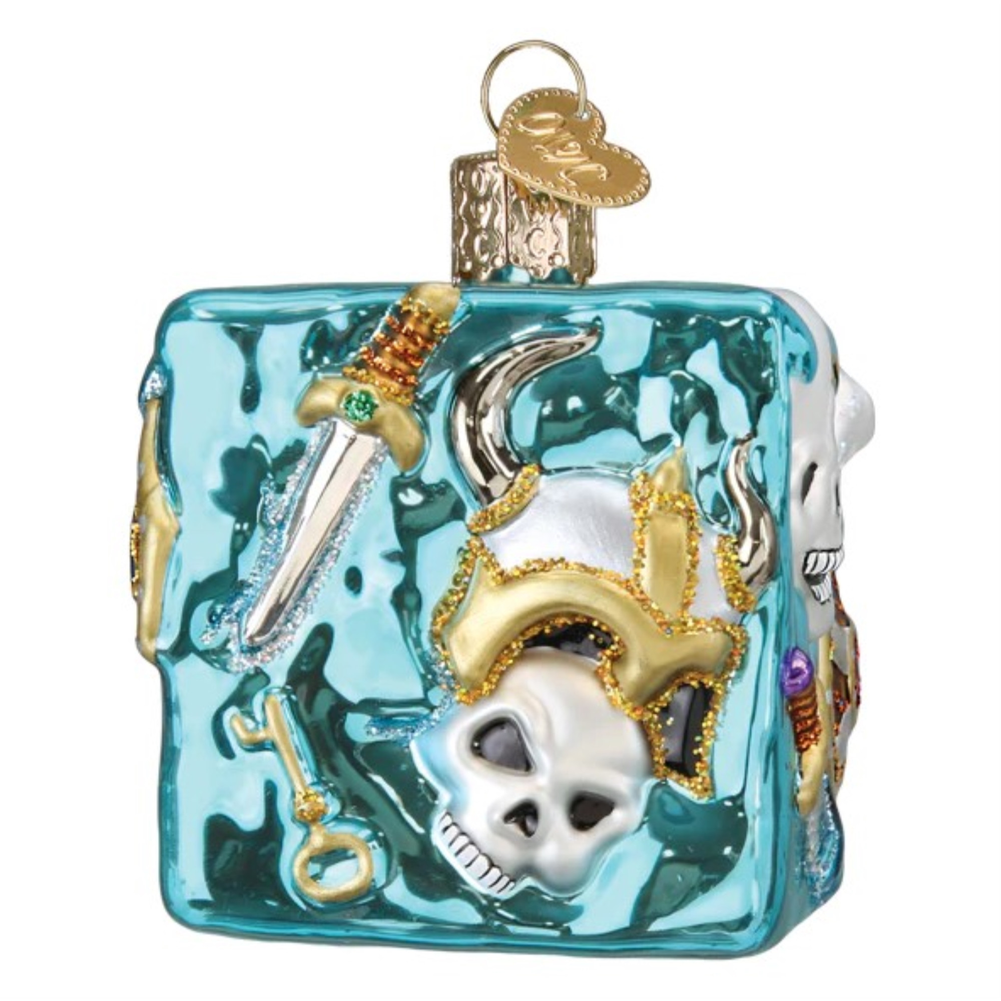 Old World Christmas Blown Glass Ornament for Christmas Tree, D & D Gelatinous Cube