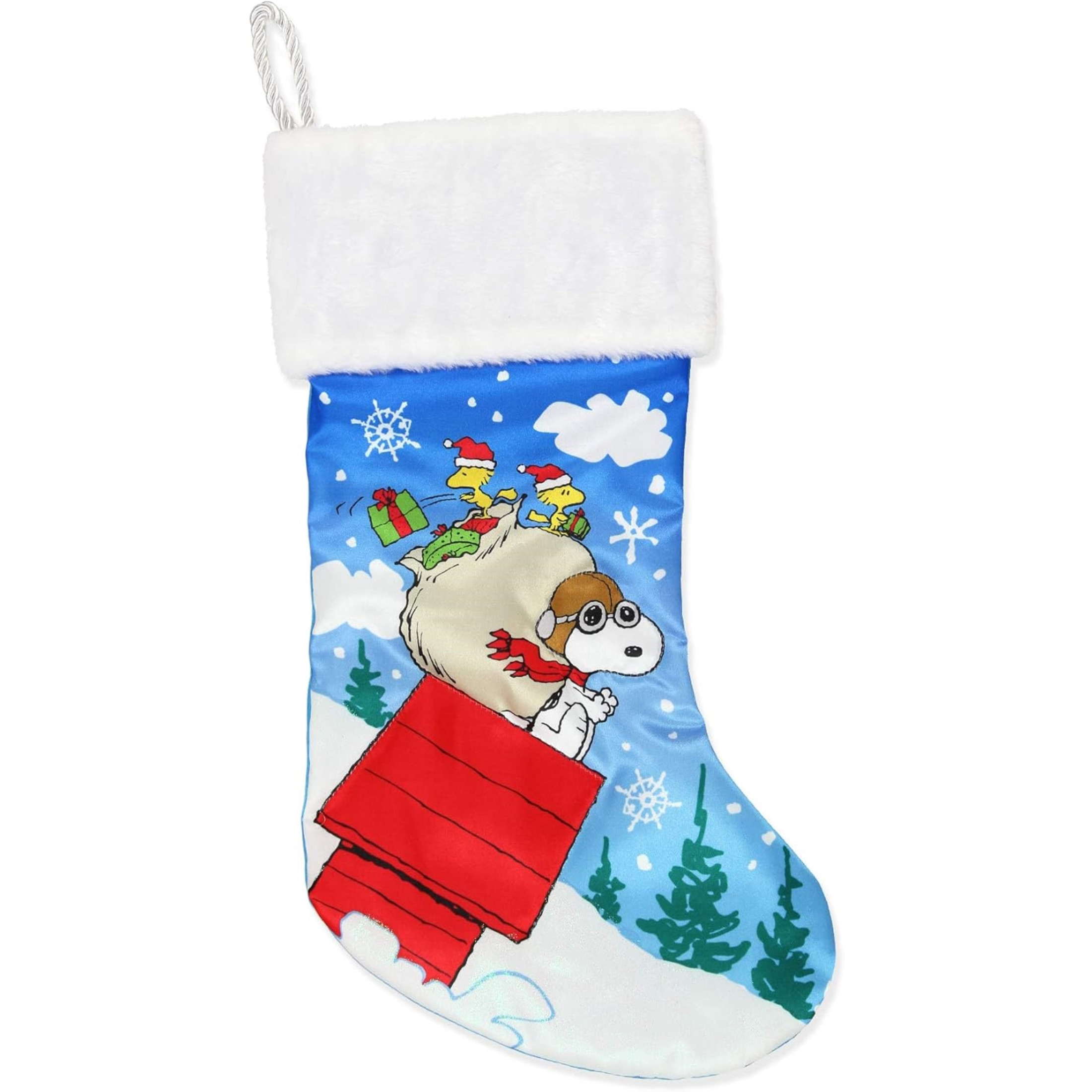 Kurt Adler Peanuts Snoopy Stocking, The Flying Ace, 19in