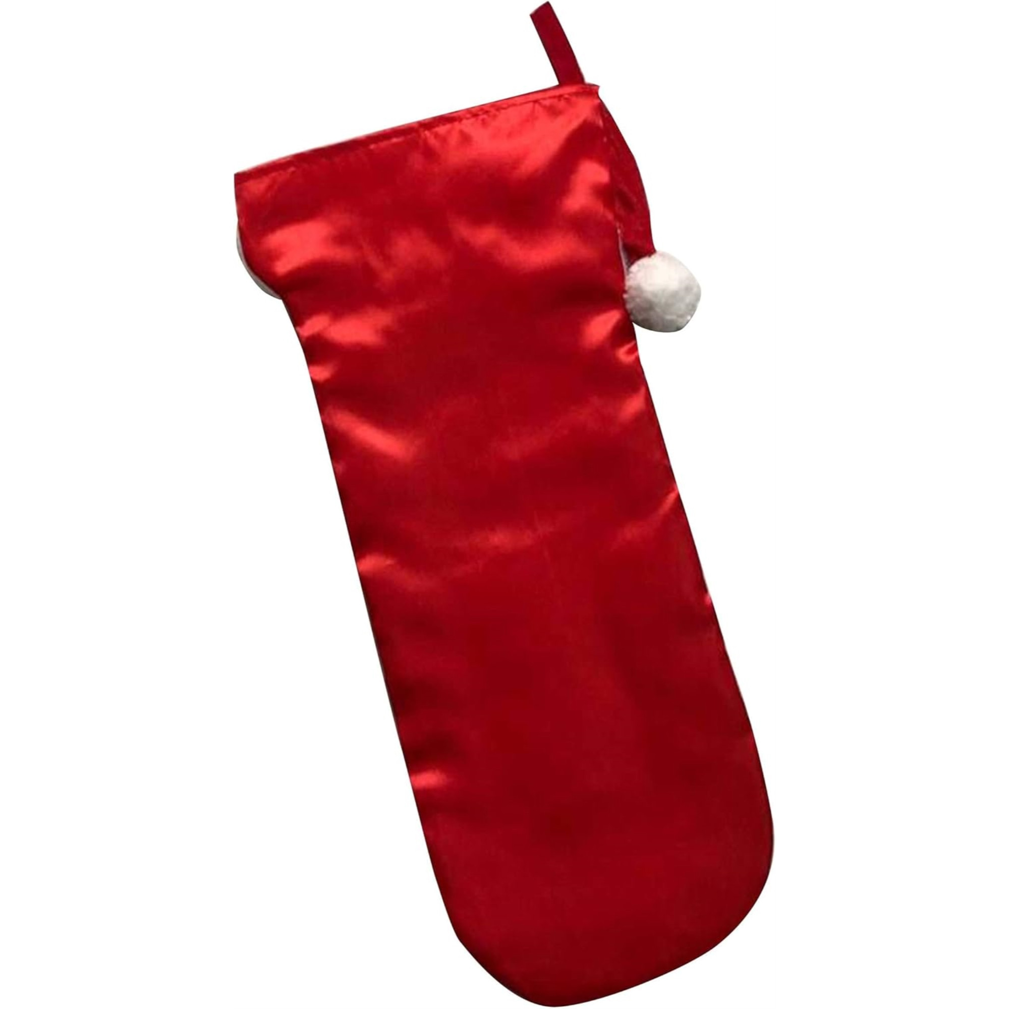 Kurt Adler Pickle Rick and Morty with Santa Hat Christmas Stocking, 19in