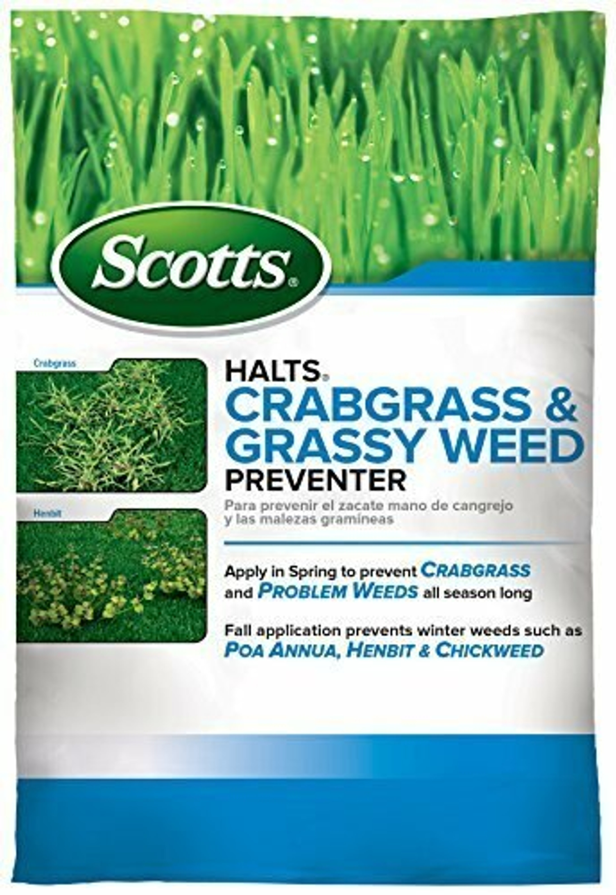 Scotts Halts Crabgrass & Grassy Weed Preventer, 5,000-sq ft