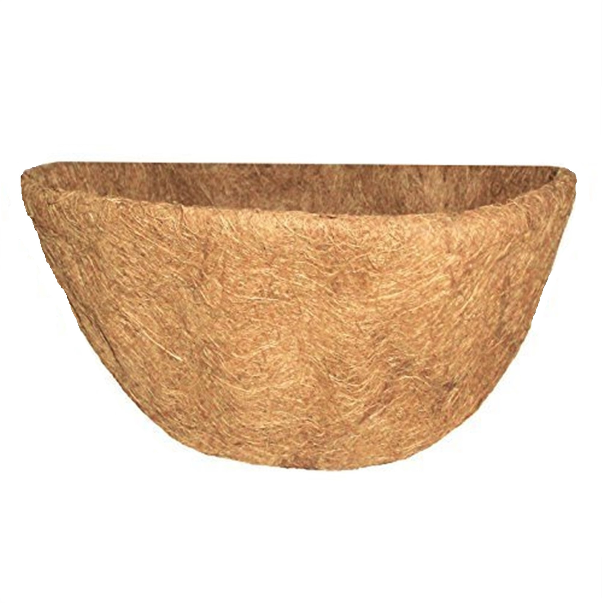 Gardener Select Half-Round Coco Liner for Outdoor Wall Baskets & Planters, 18"