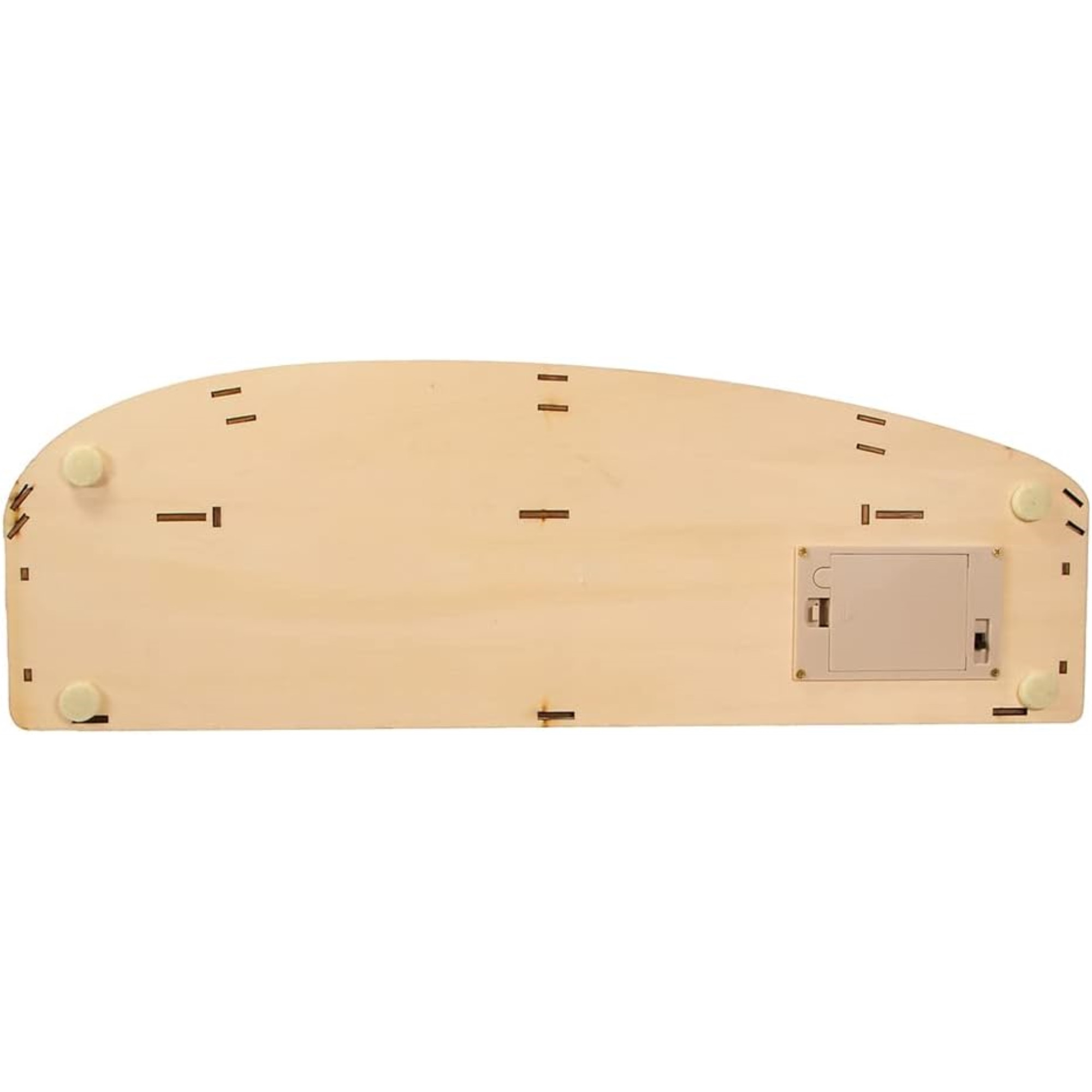 Kurt Adler Battery Operated Light-Up Small Christmas Village with Santa, 11"