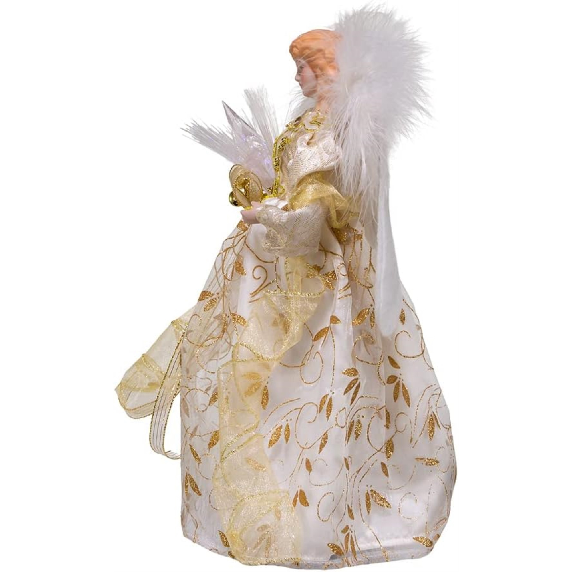 Kurt Adler Battery-Operated Color Changing Fiber Optic Treetop