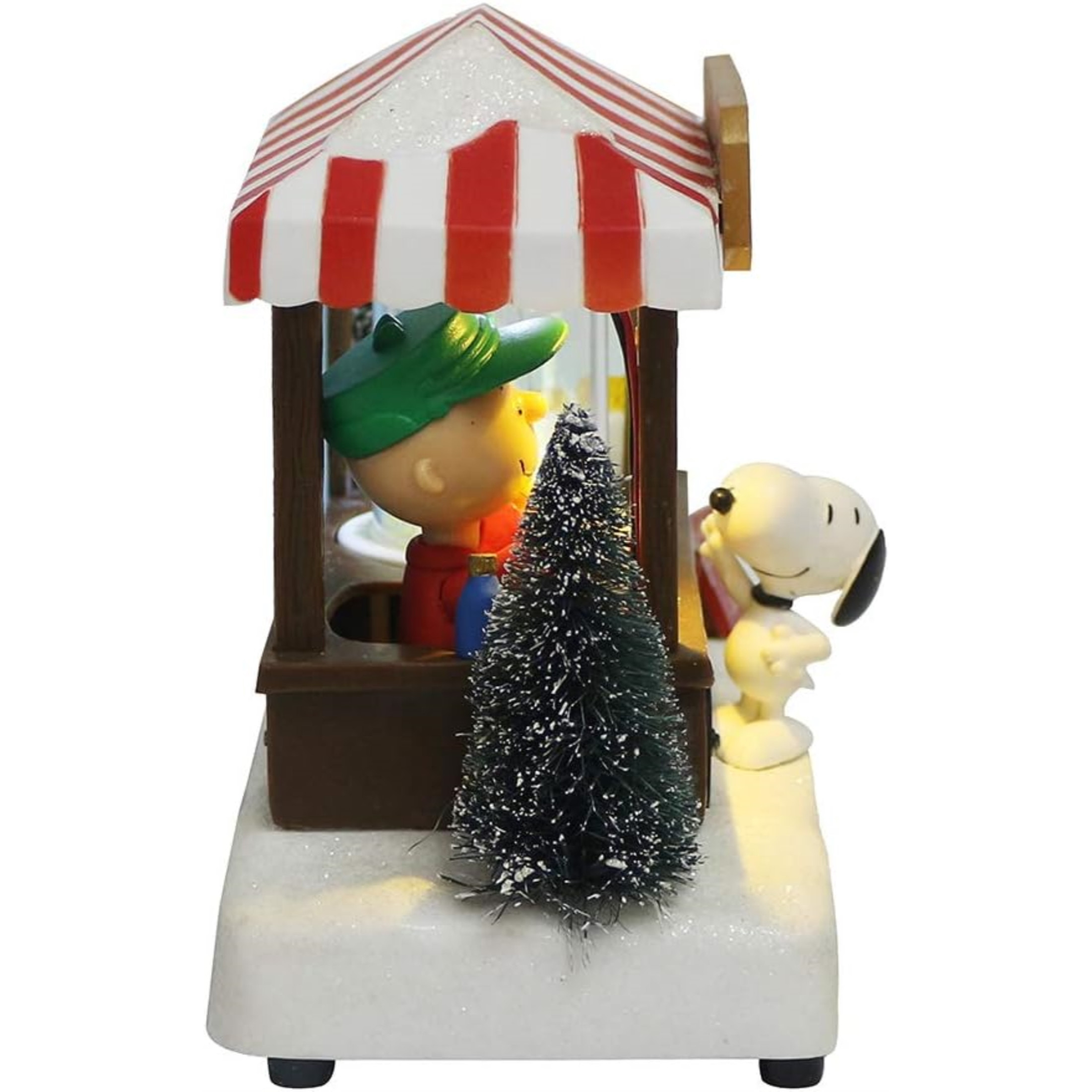 Kurt Adler Battery Operated Peanuts Musical Christmas Table Piece, 7in