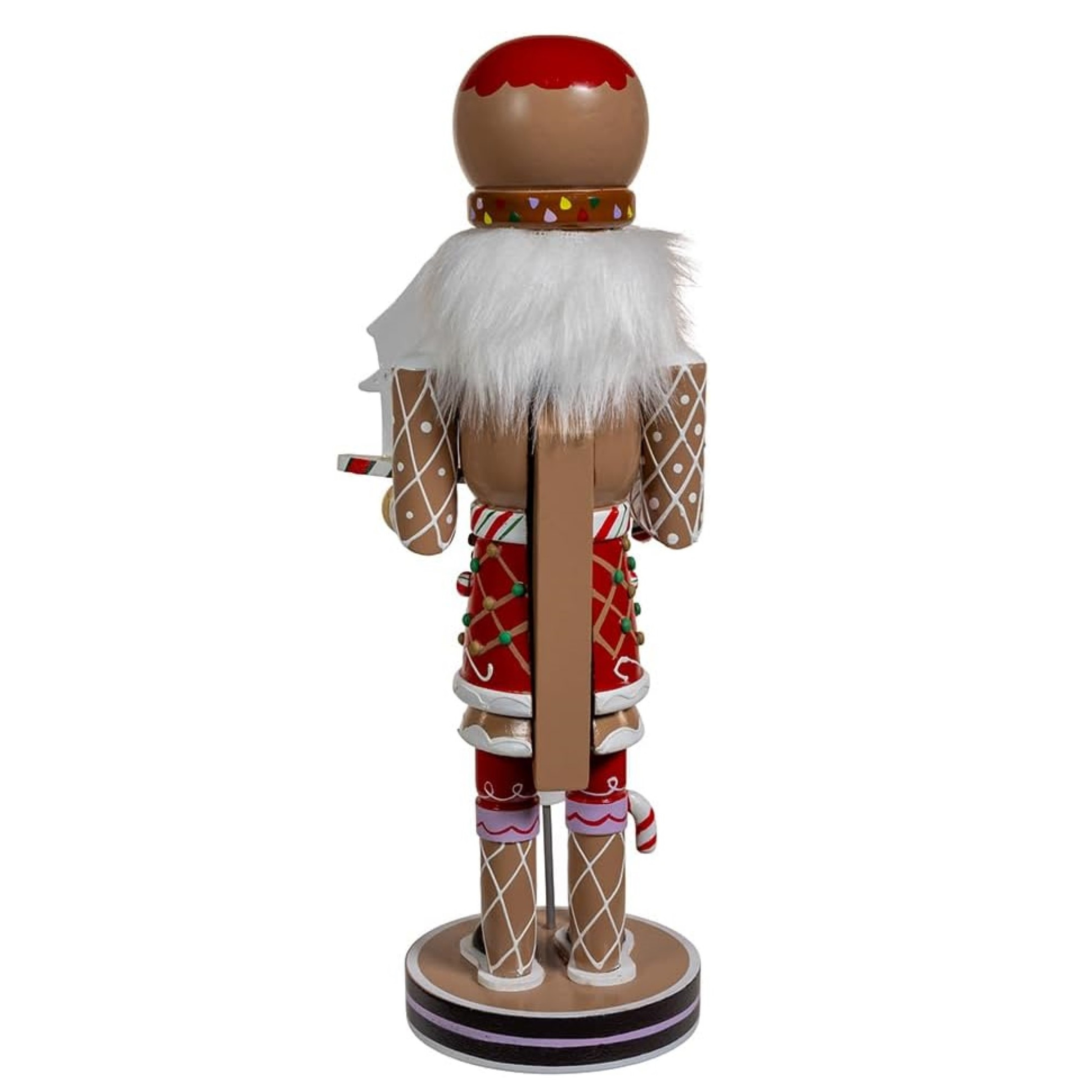 Kurt Adler Wooden Hollywood Nutcracker Collection, Gingerbread, 12in