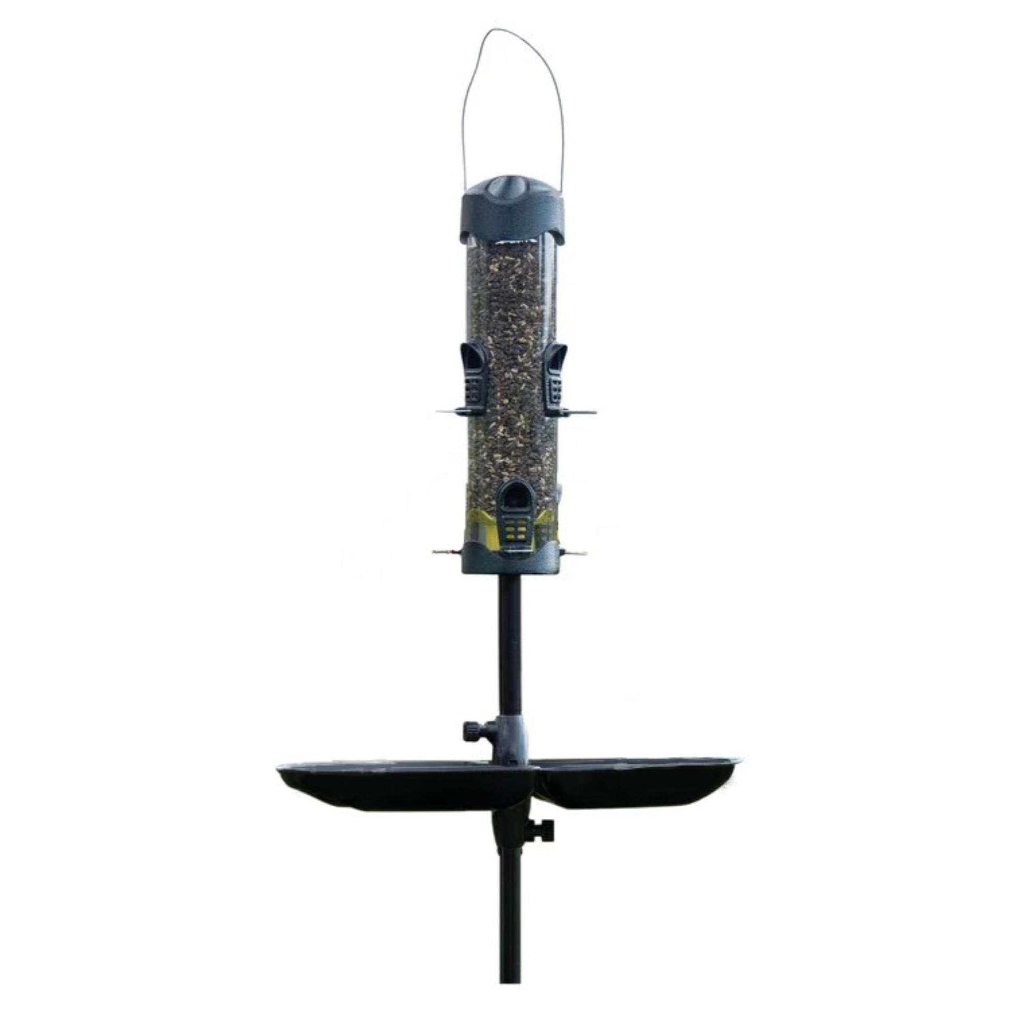 Brome Mega 600 Bird Feeder, Podium, and Pole, 6ft