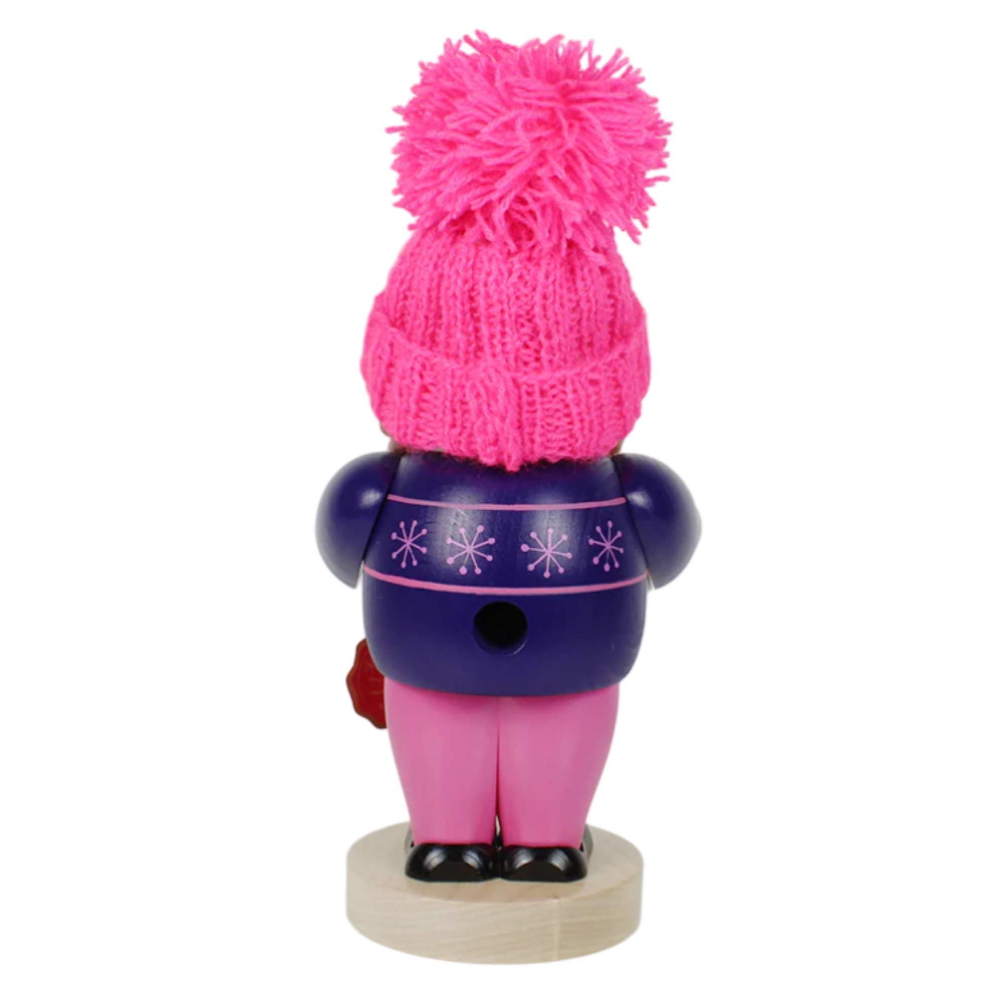 Steinbach Big Smoker Collection, Wooden Figurine, Snowboard Girl, 10"